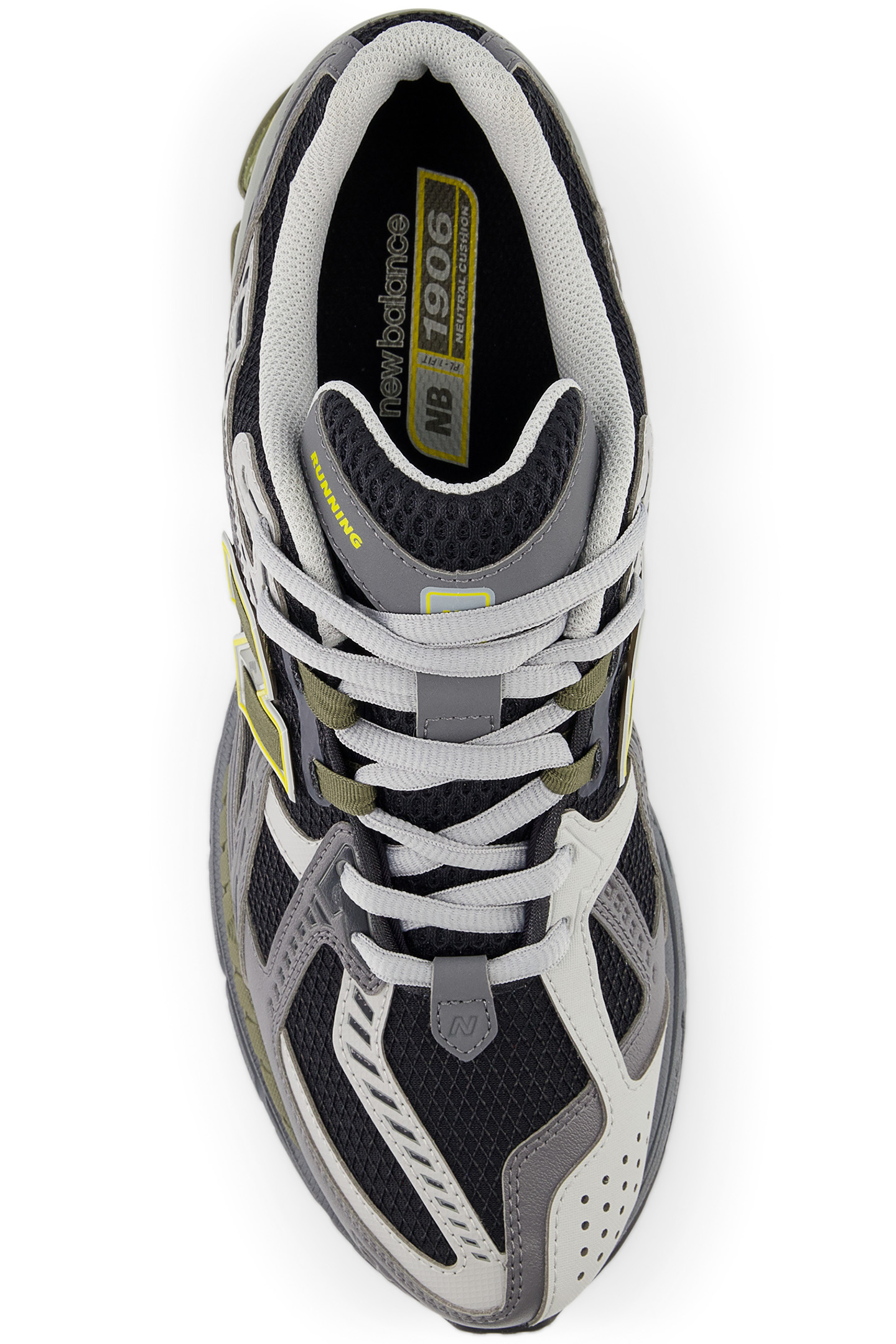 M1906NA SNEAKERS IN CASTLEROCK GREY & YELLOW 3