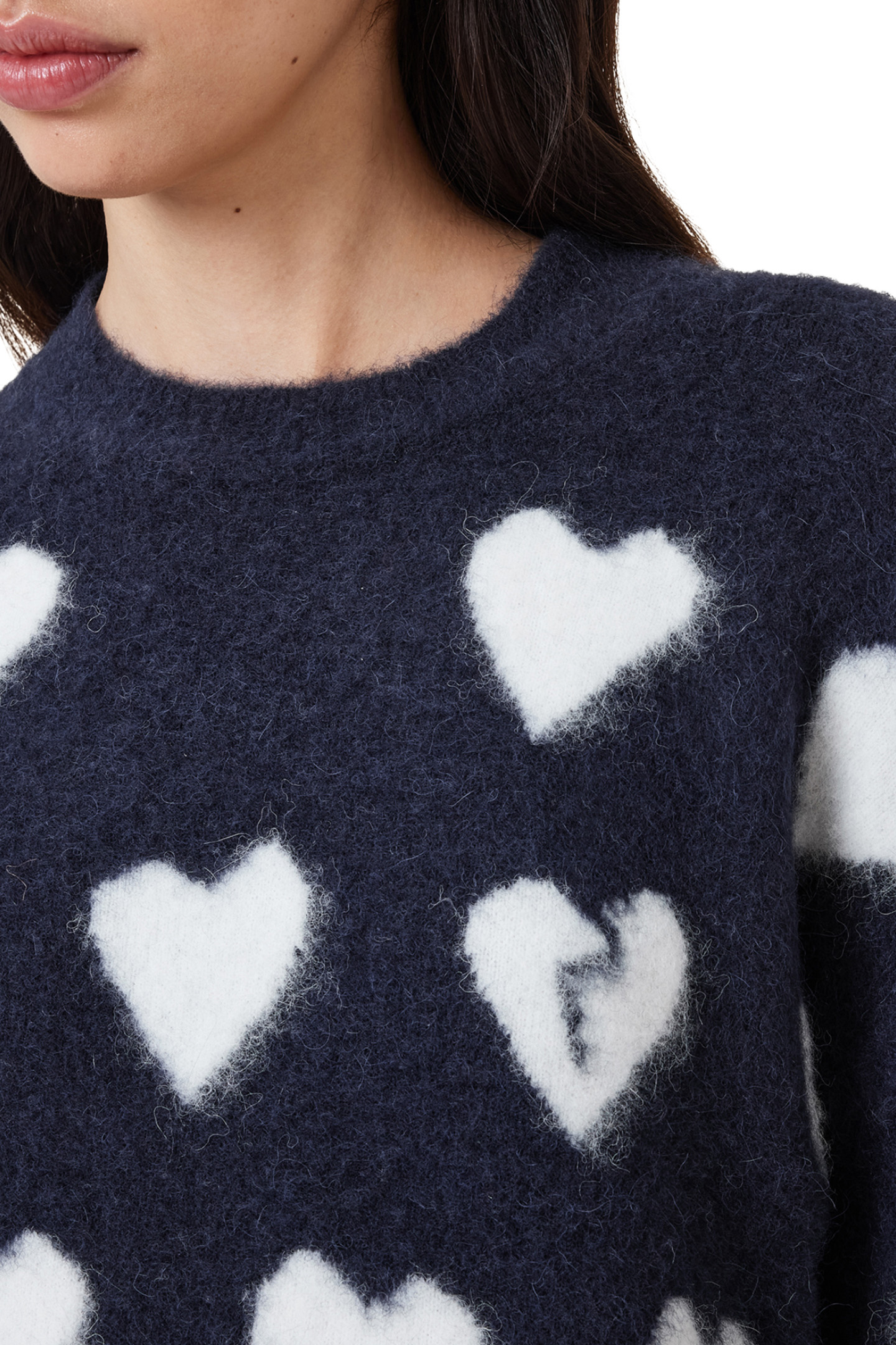 AMORA JUMPER INK BLUE/WHITE 6