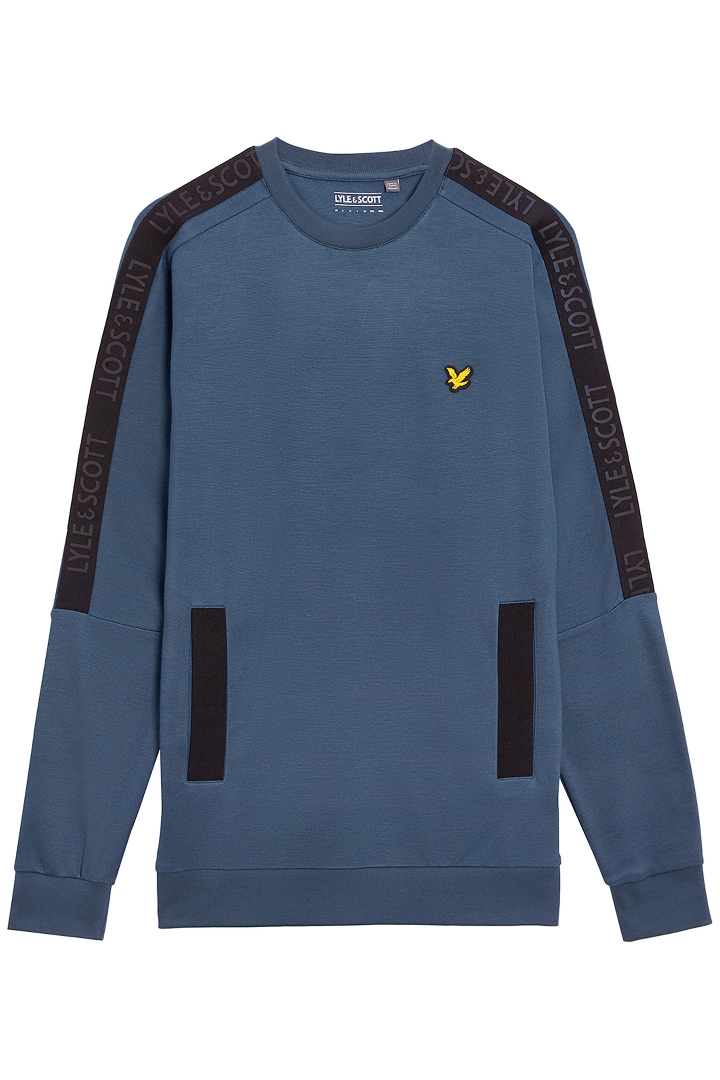 POCKET BRANDED SWEAT CREW LIGHT NAVY 4