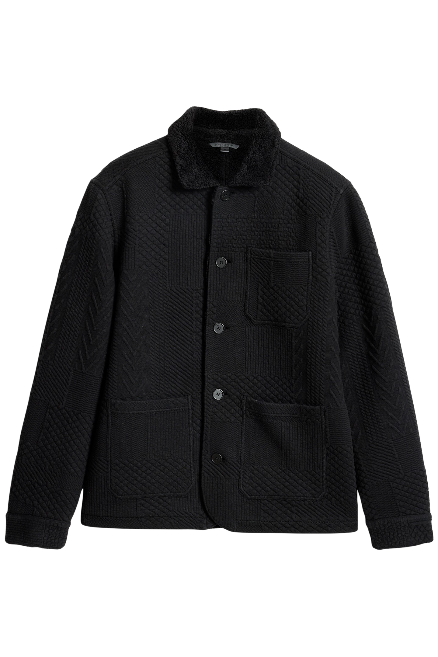 KENMARE LS SHERPA LINED Q BLACK 2