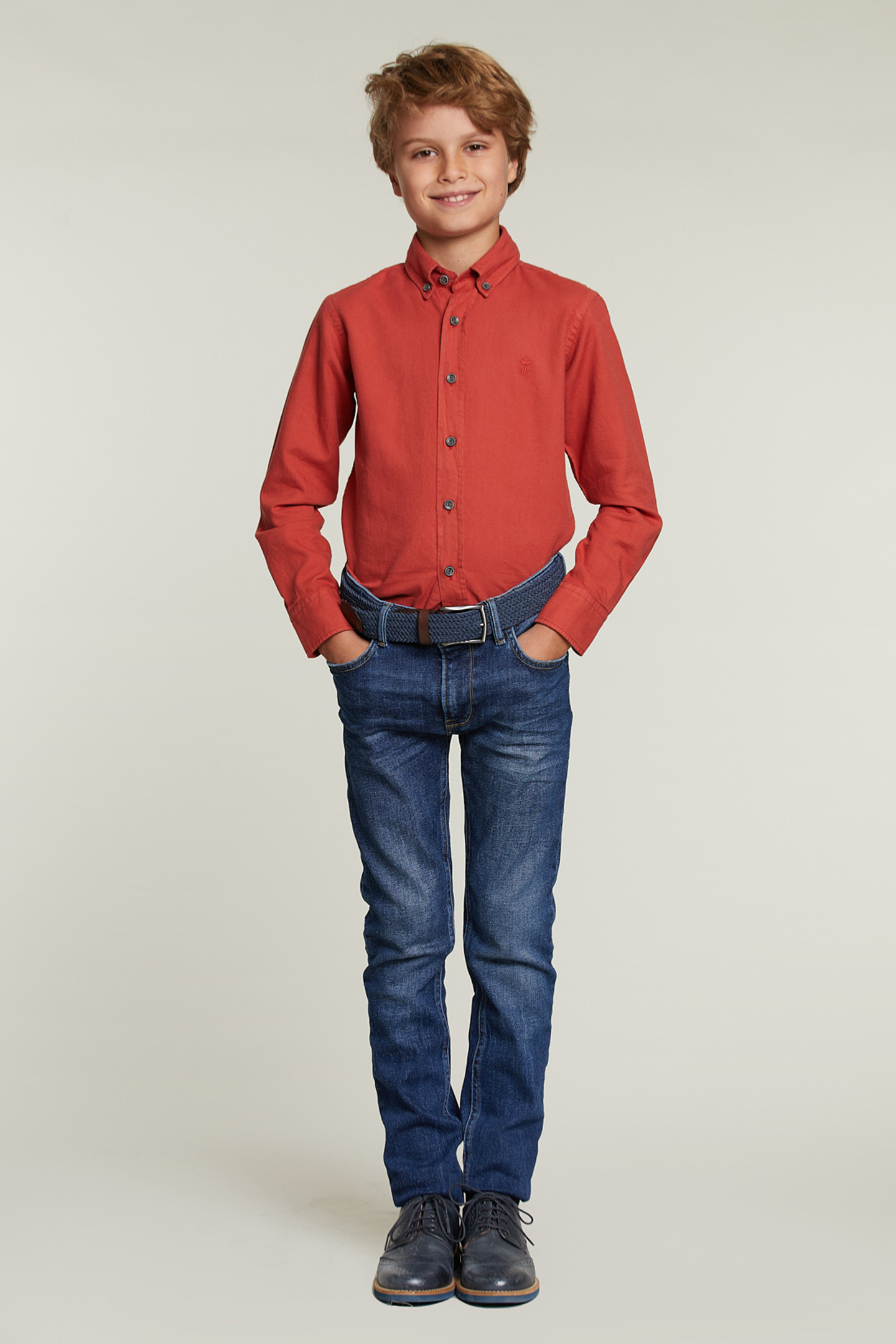 CUSTOM FIT COTTON SHIRT BLUSH 3