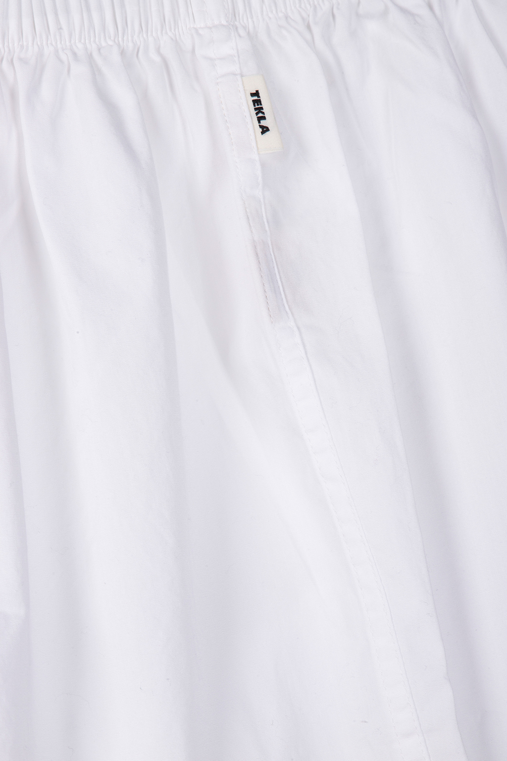 UNISEX POPLIN, PYJAMAS BOXERS ALABASTER WHITE 5