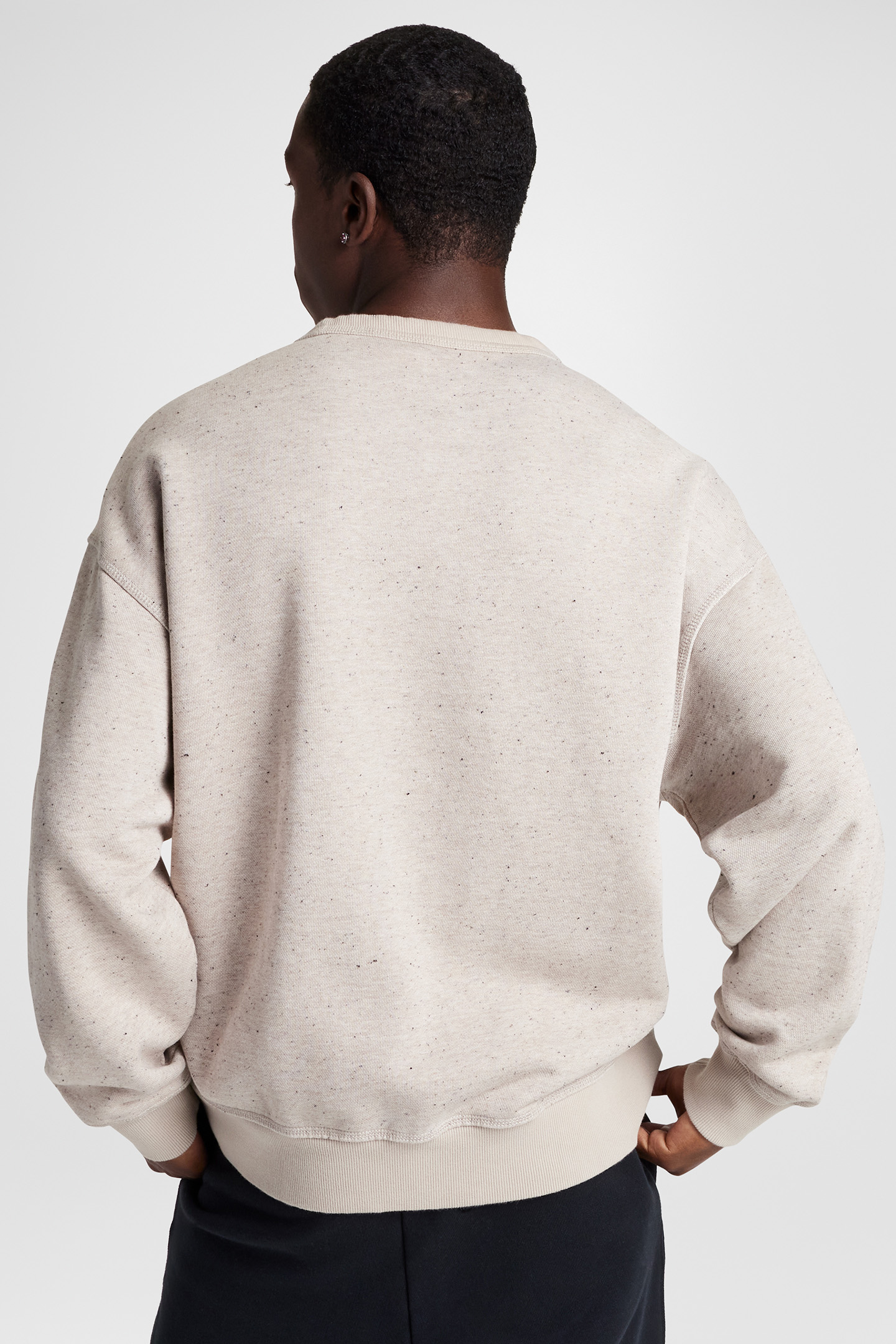 CONVERSE GO-TO GOLD STANDARD NEPPED CREW NECK PAPYRUS 2