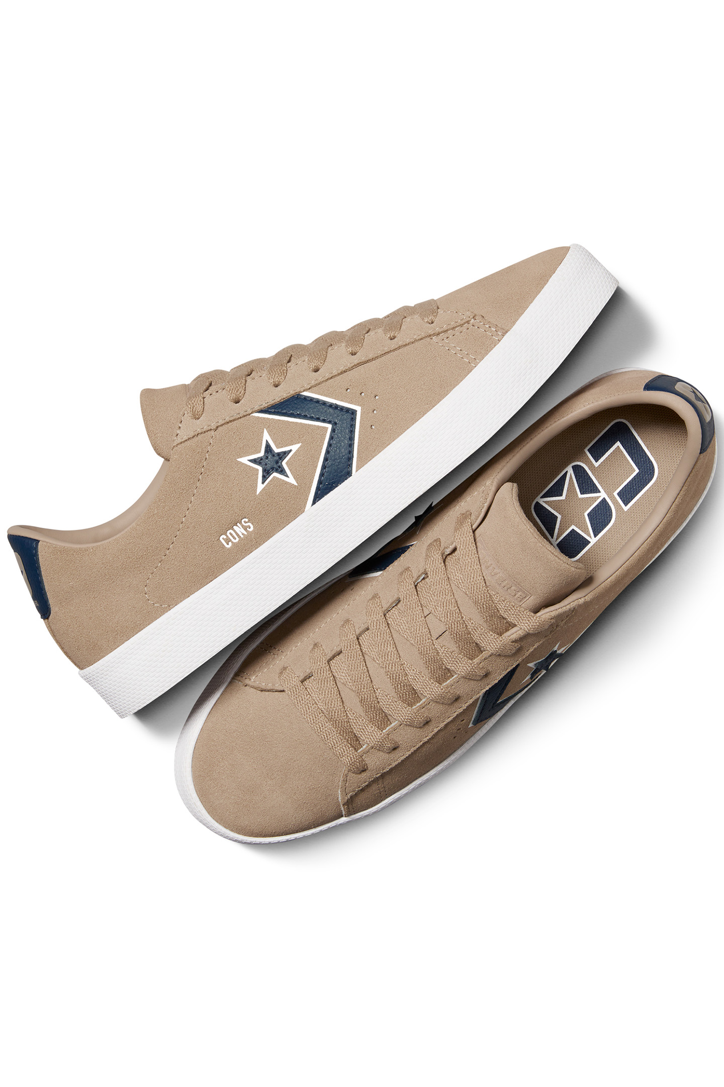 CONS PL VULC PRO CLASSIC SUEDE VINTAGE CARGO/WHITE/NAVY 2