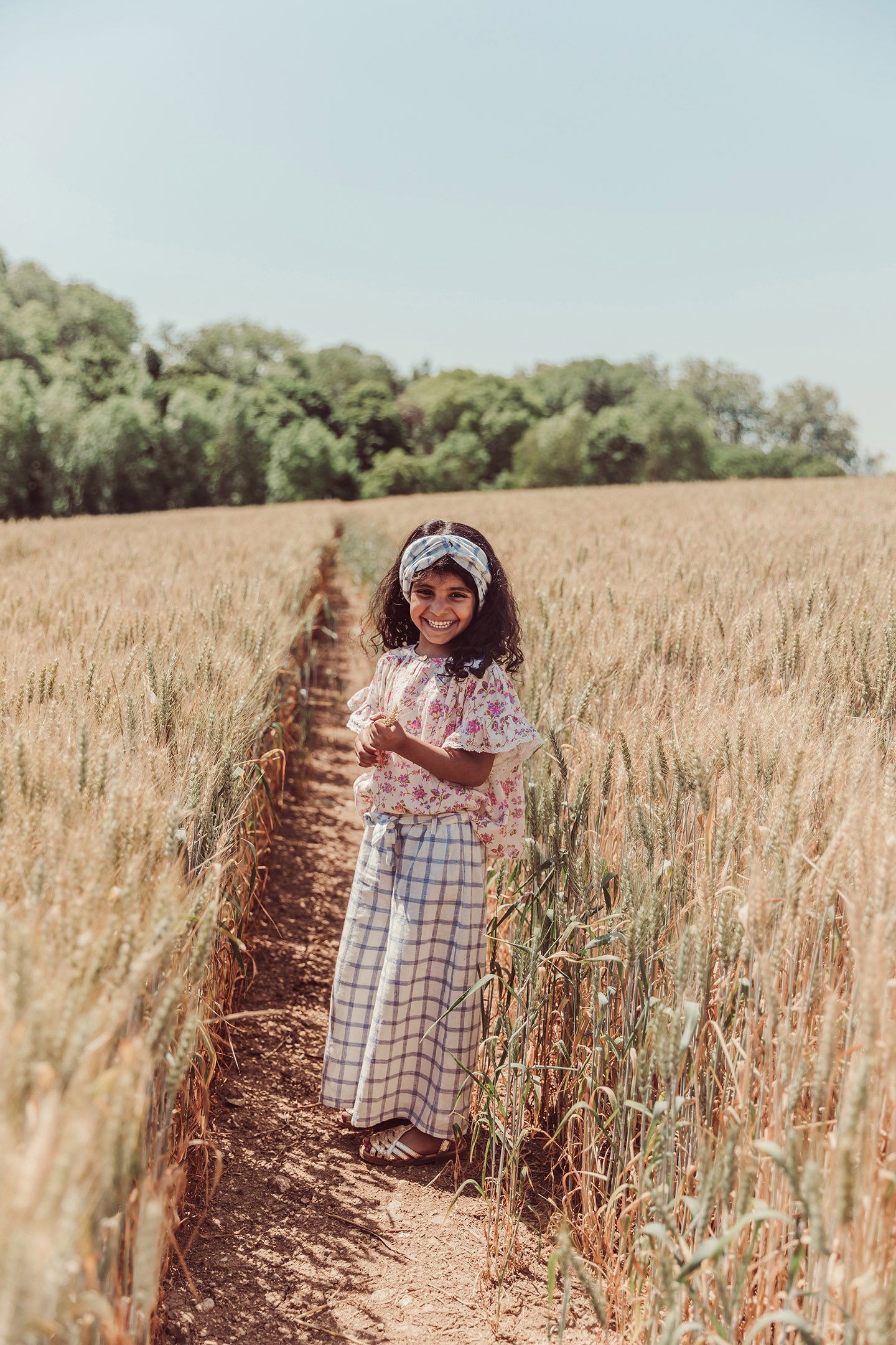 PANTS AMANDINE BLUE RIVER CHECKS 5