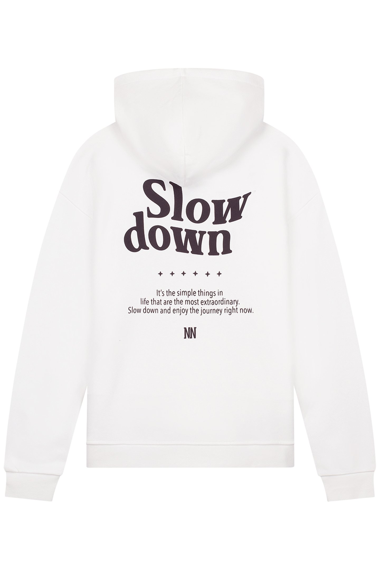 SLOW DOWN HOODIE OFF WHITE 3