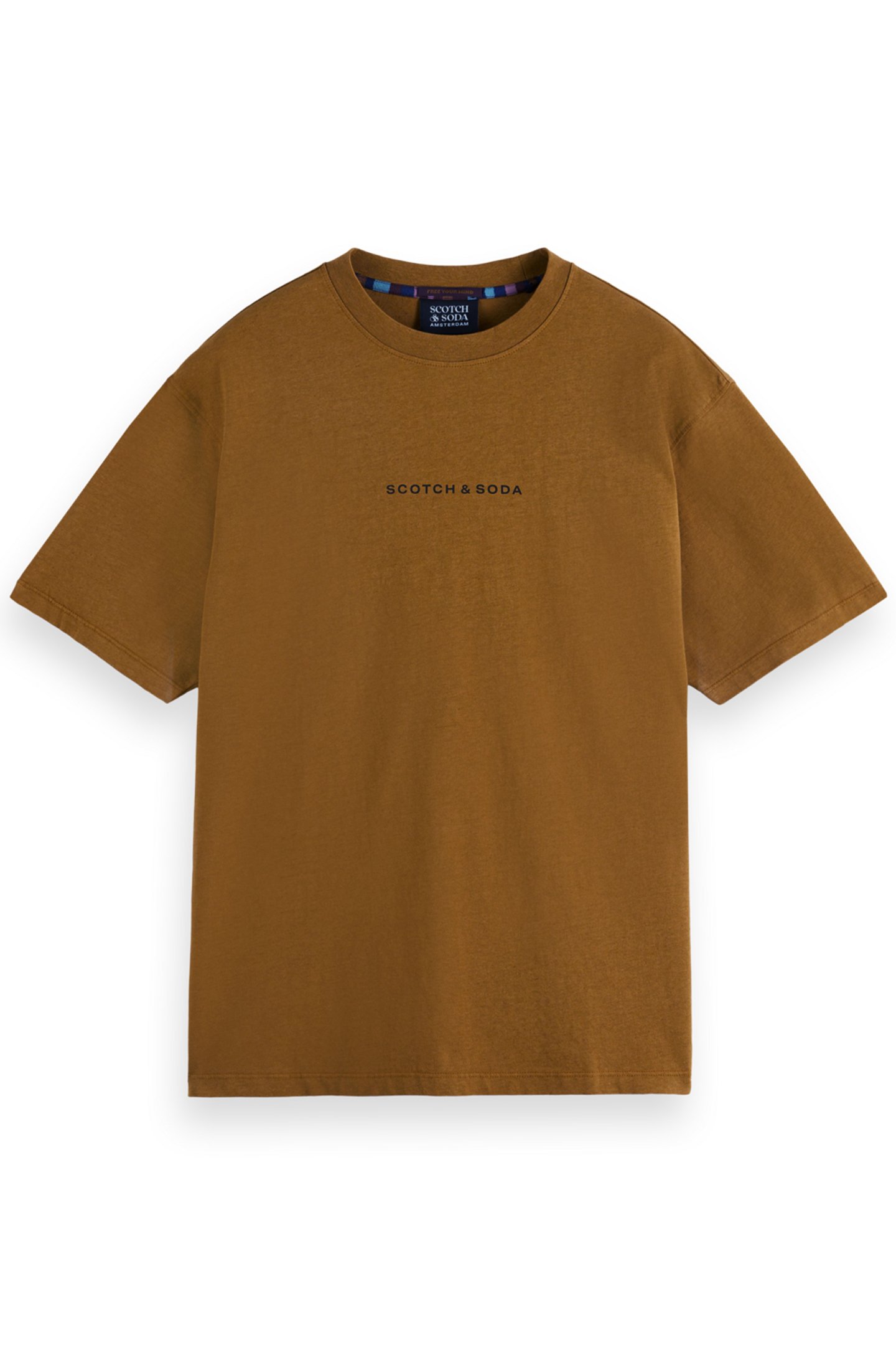 RELAXED FIT FRONT BACK ARTWORK T-SHIRT GOLDEN RUST 4