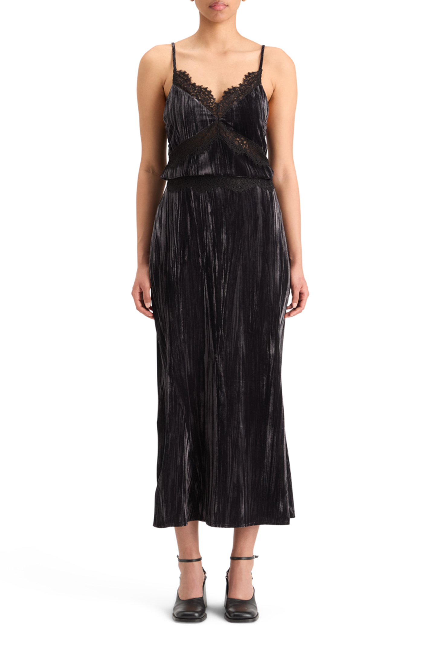 VELVET TANK TOP EVENING BLACK 3