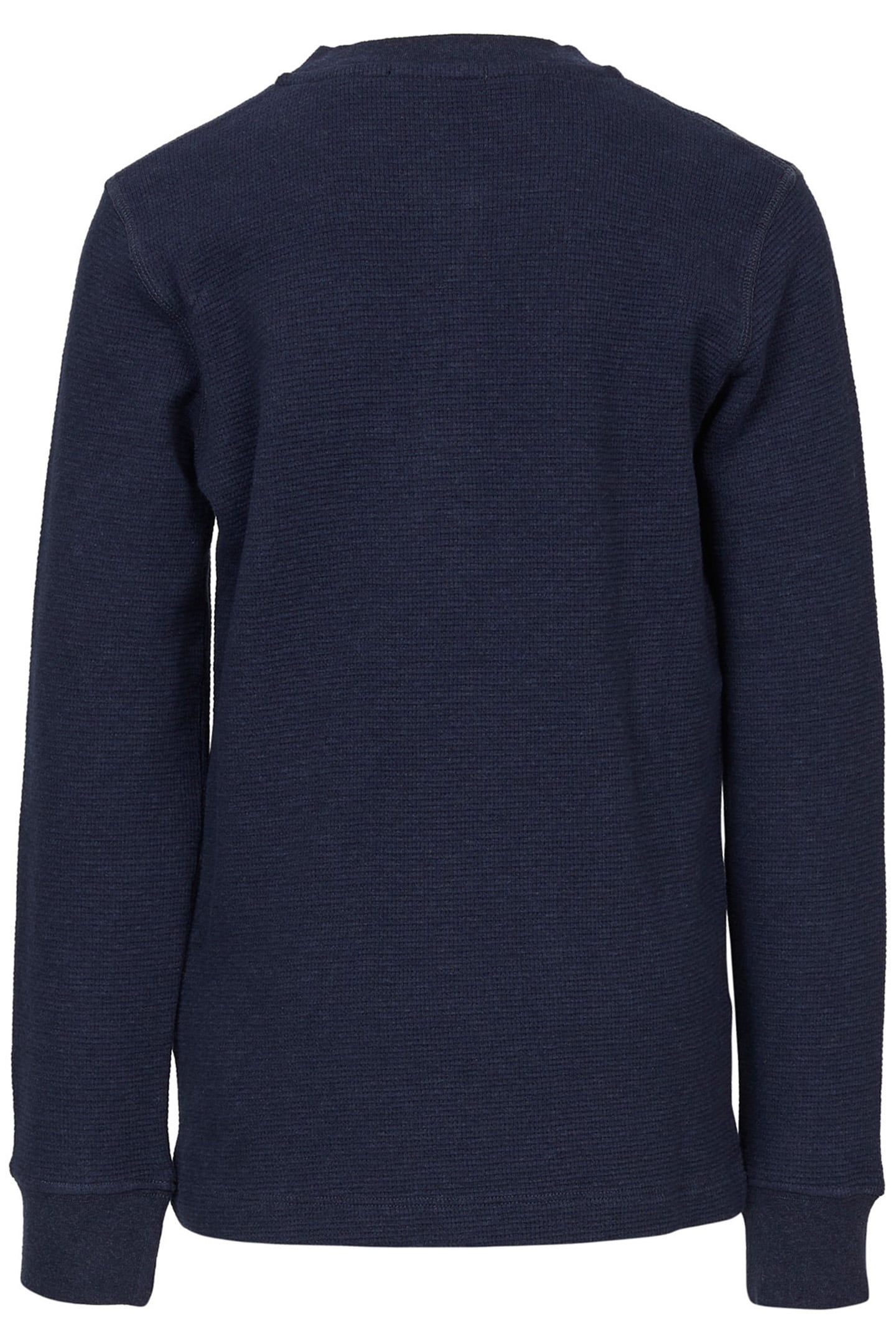 DENIM BLUE HENLEY T-SHIRT IN BLUE 2