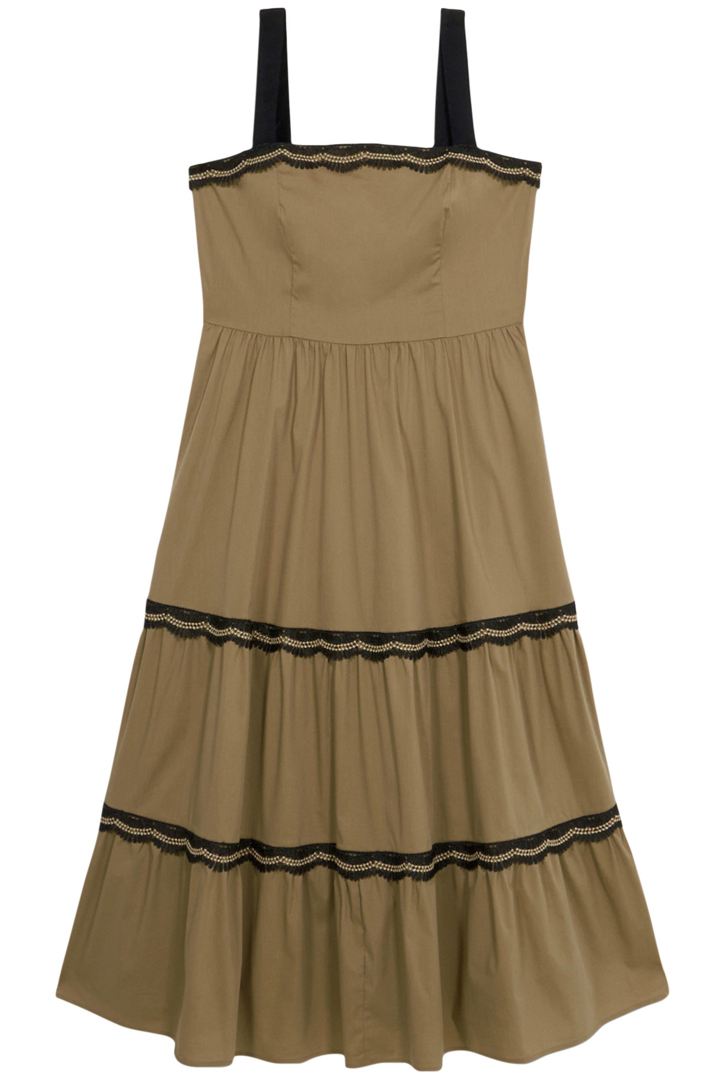 LONG DRESS WITH MACRAMÉ DETAILS NATURAL 3