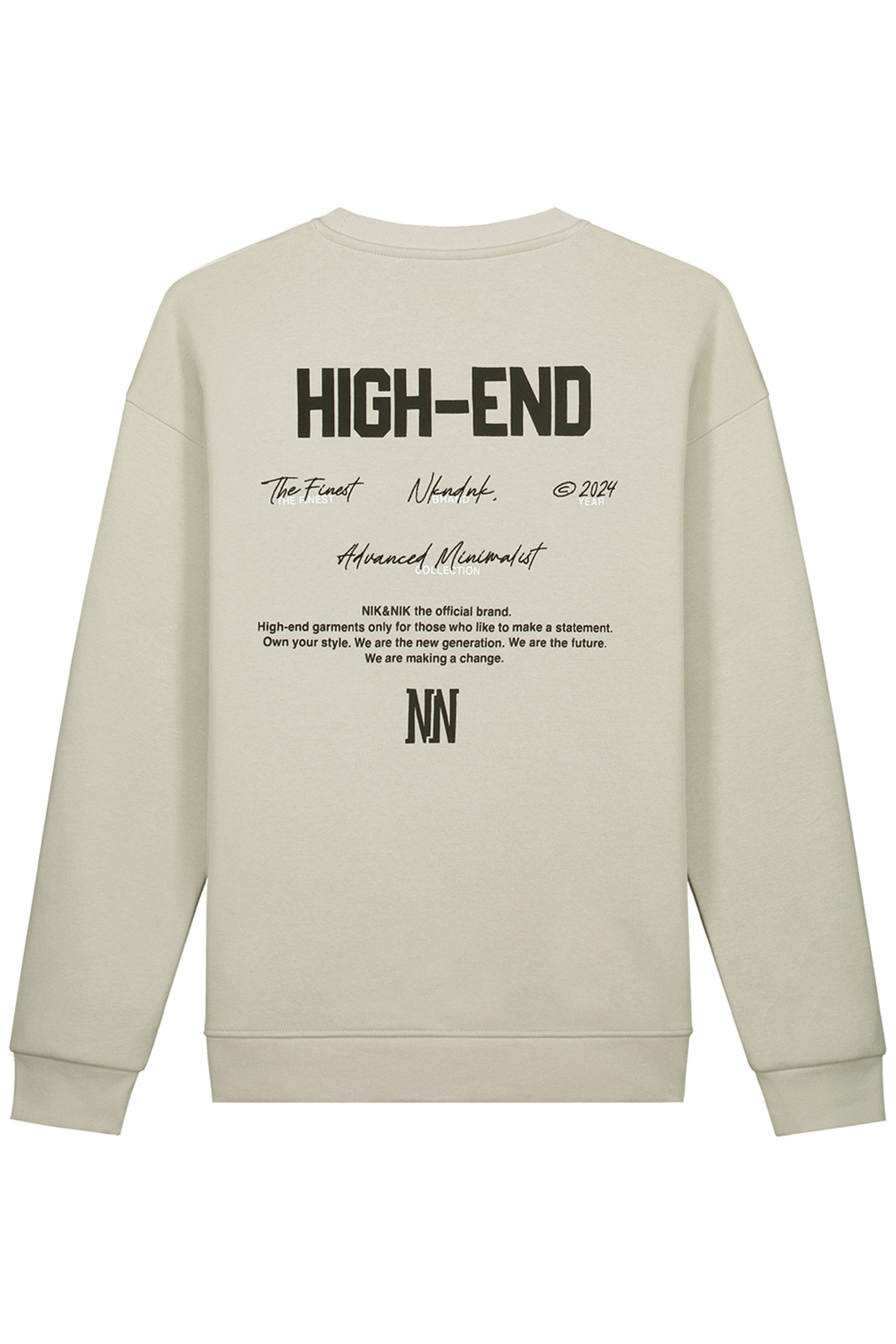 HIGH END SWEATSHIRT METAL 3