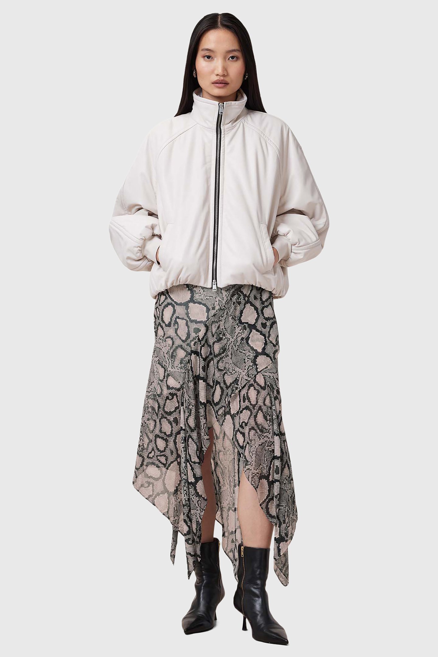 CASSIE SKIRT FLOW ECRU WHITE 3