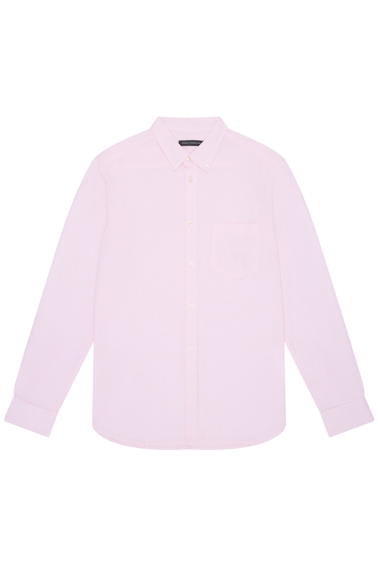 LINEN 22 L/S TRIM SOFT PINK 1