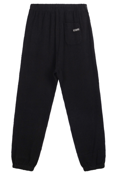 TEXTURE FLEECE JOGGER BLACK 3
