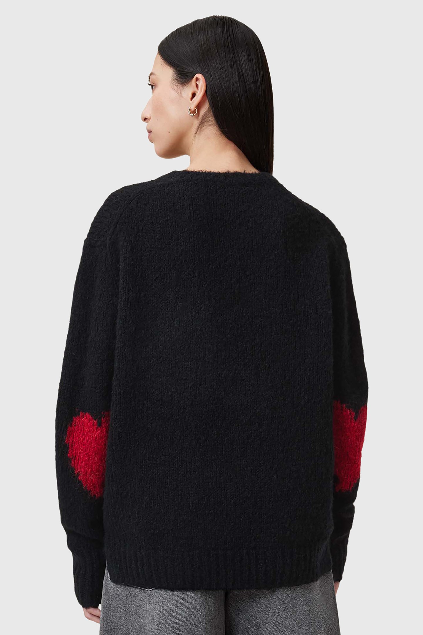 LUVHEART CREW BLACK/RED 2