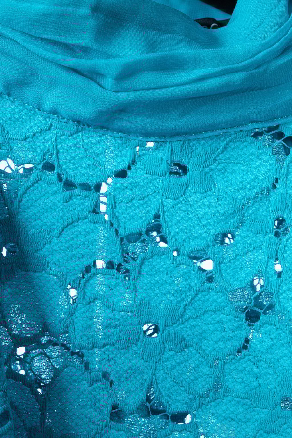 TOP - LACE + CHIFFON BLUEBIRD 4