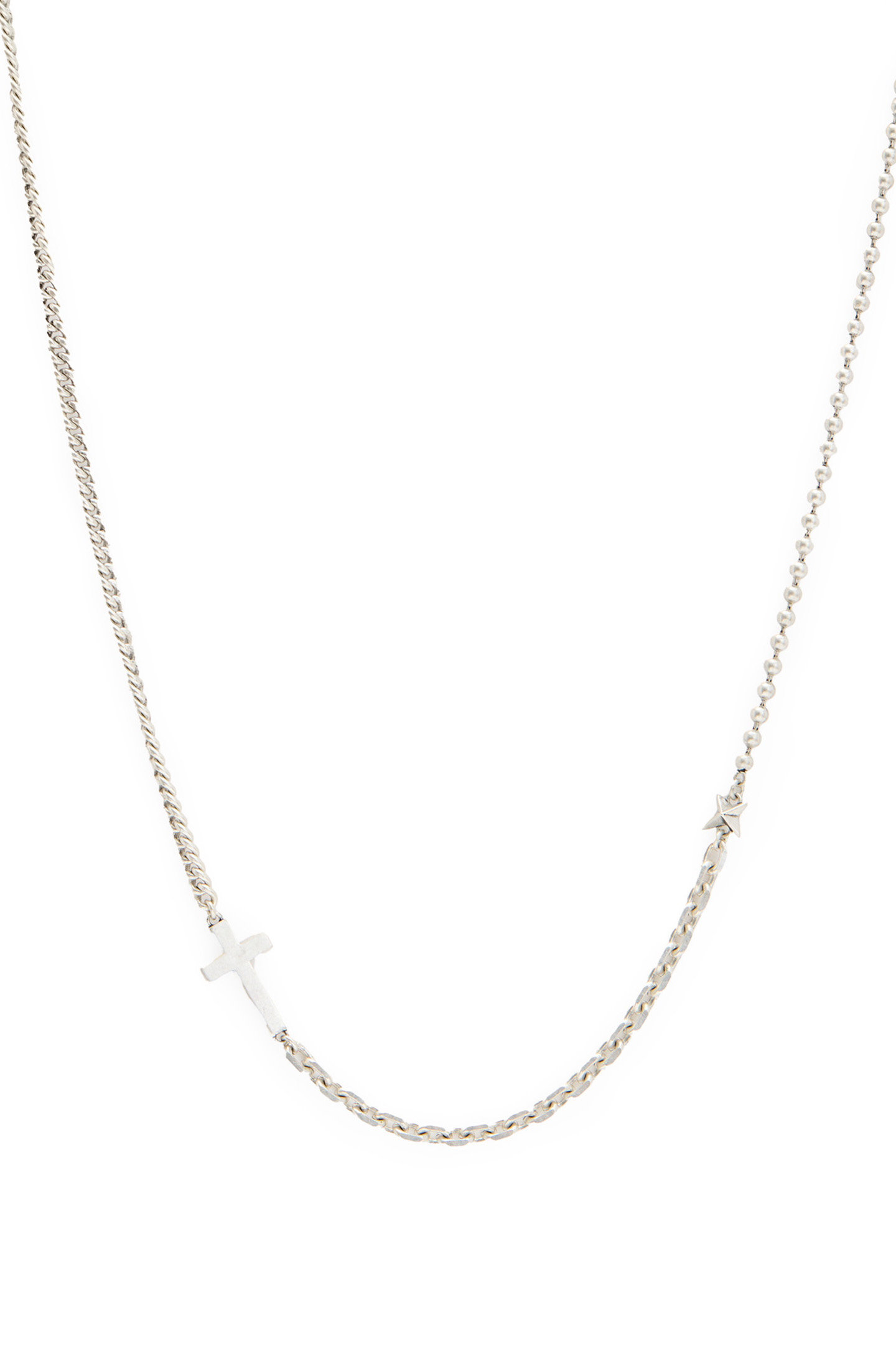 RUBEN CHAIN NECKLACE WARM SILVER 3