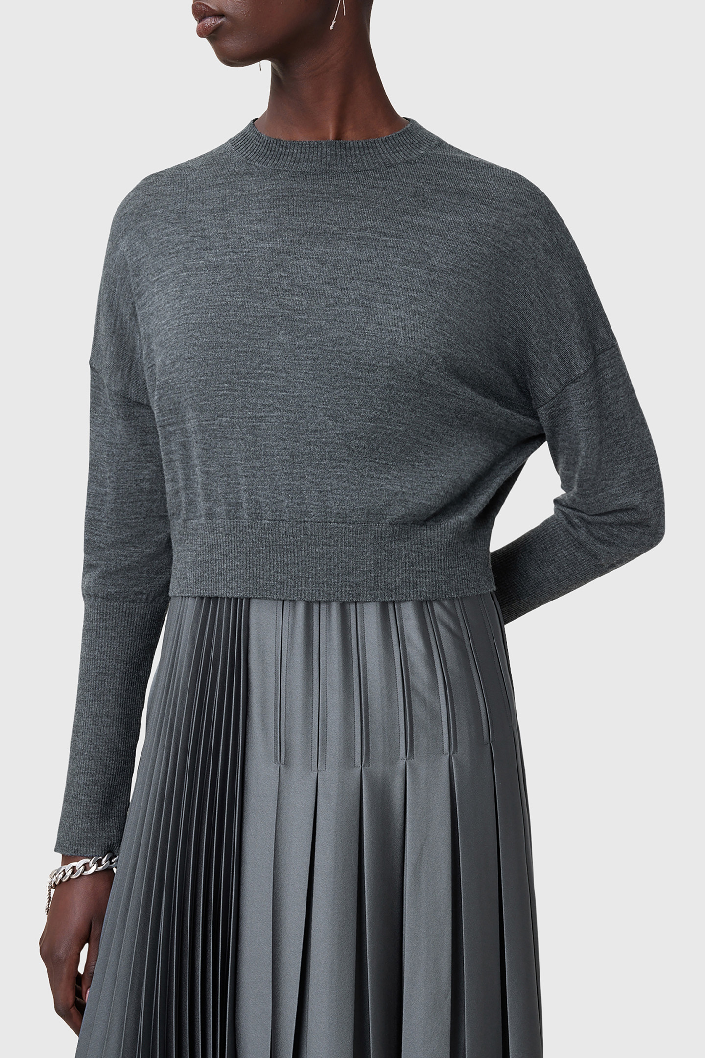 ADRIANA DRESS TURBULENCE GREY 6