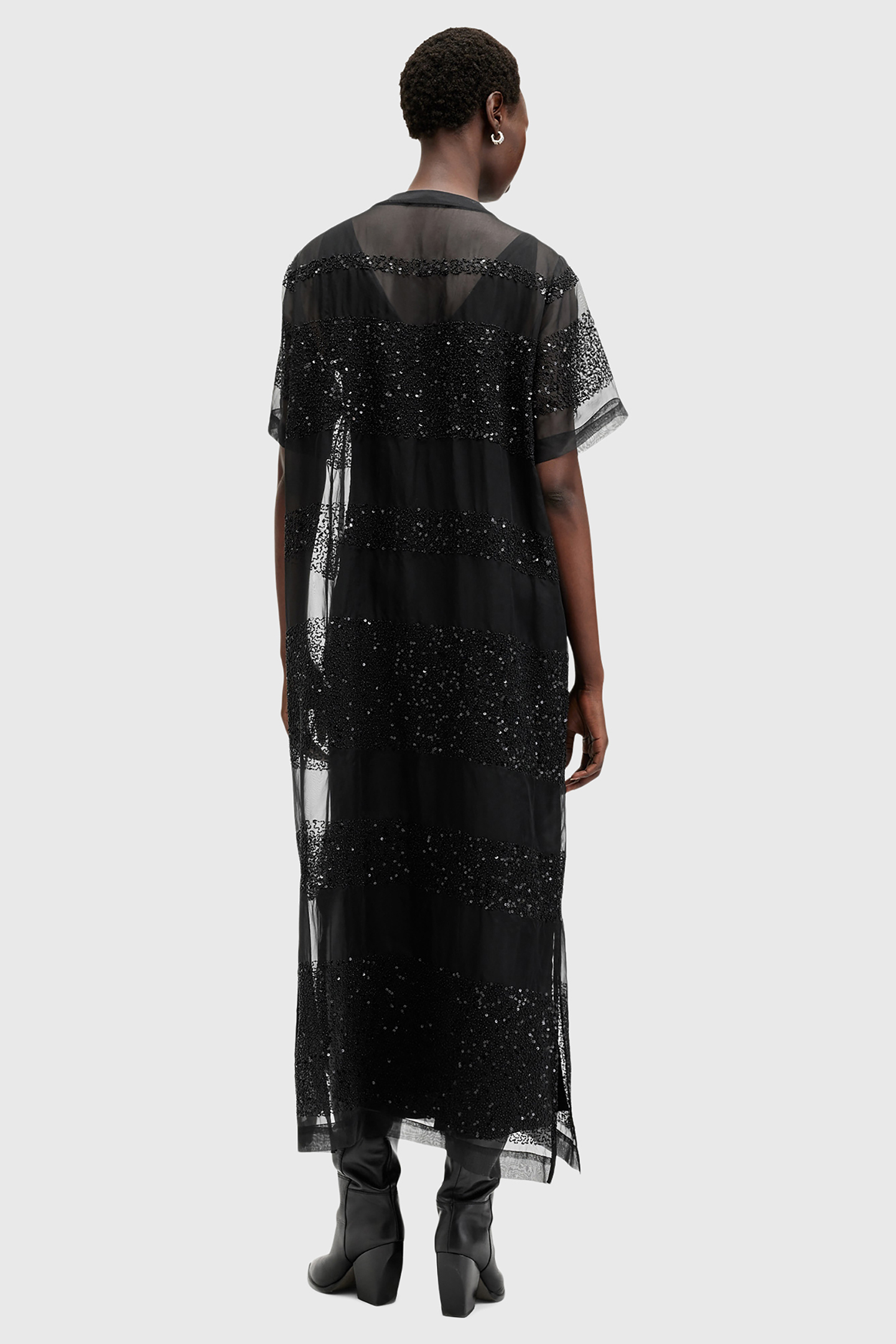 IZABELA MAXI DRESS BLACK 2