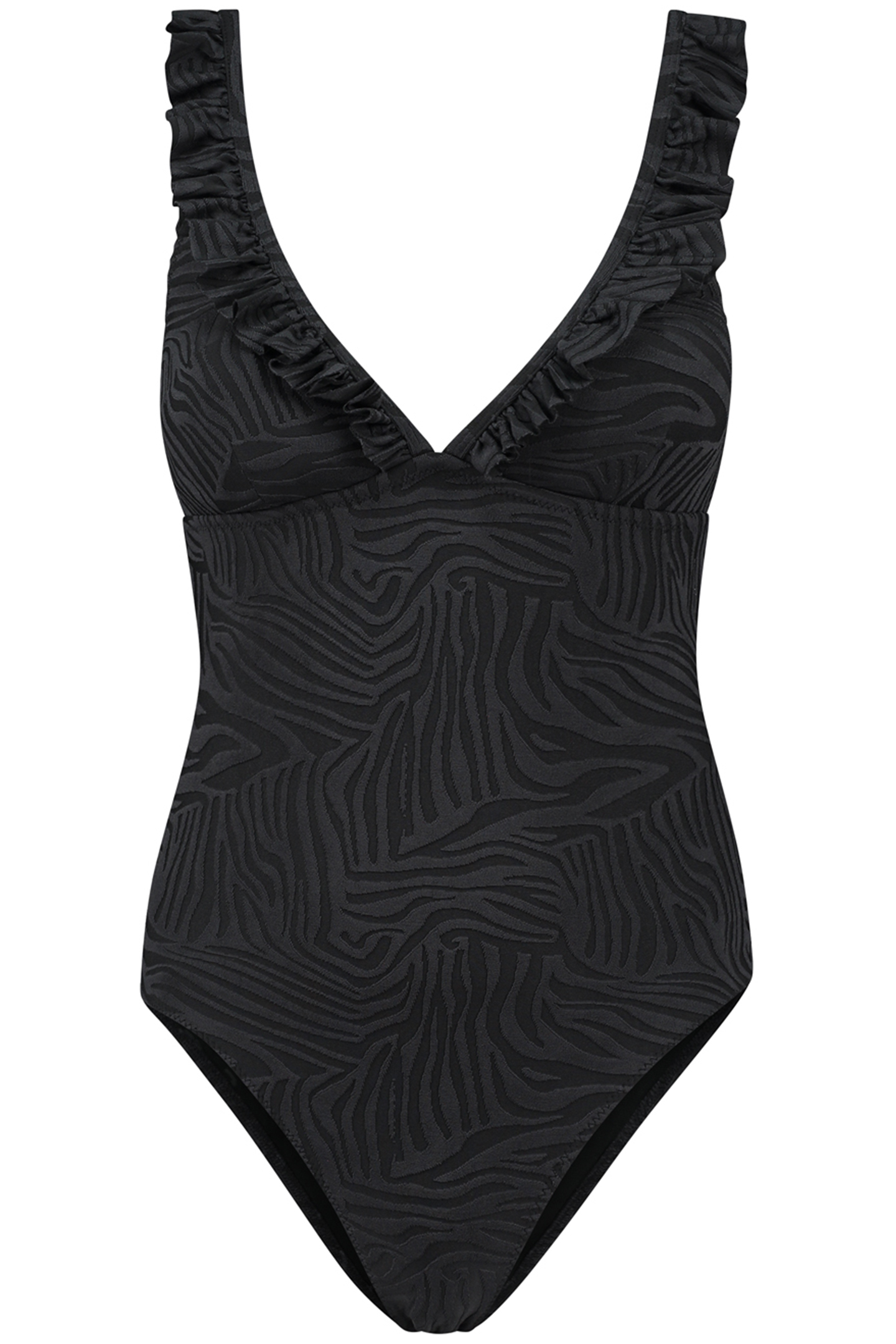 LADIES BOBBY SWIMSUIT BERMUDA TIGER STRUCTURE BLACK 4