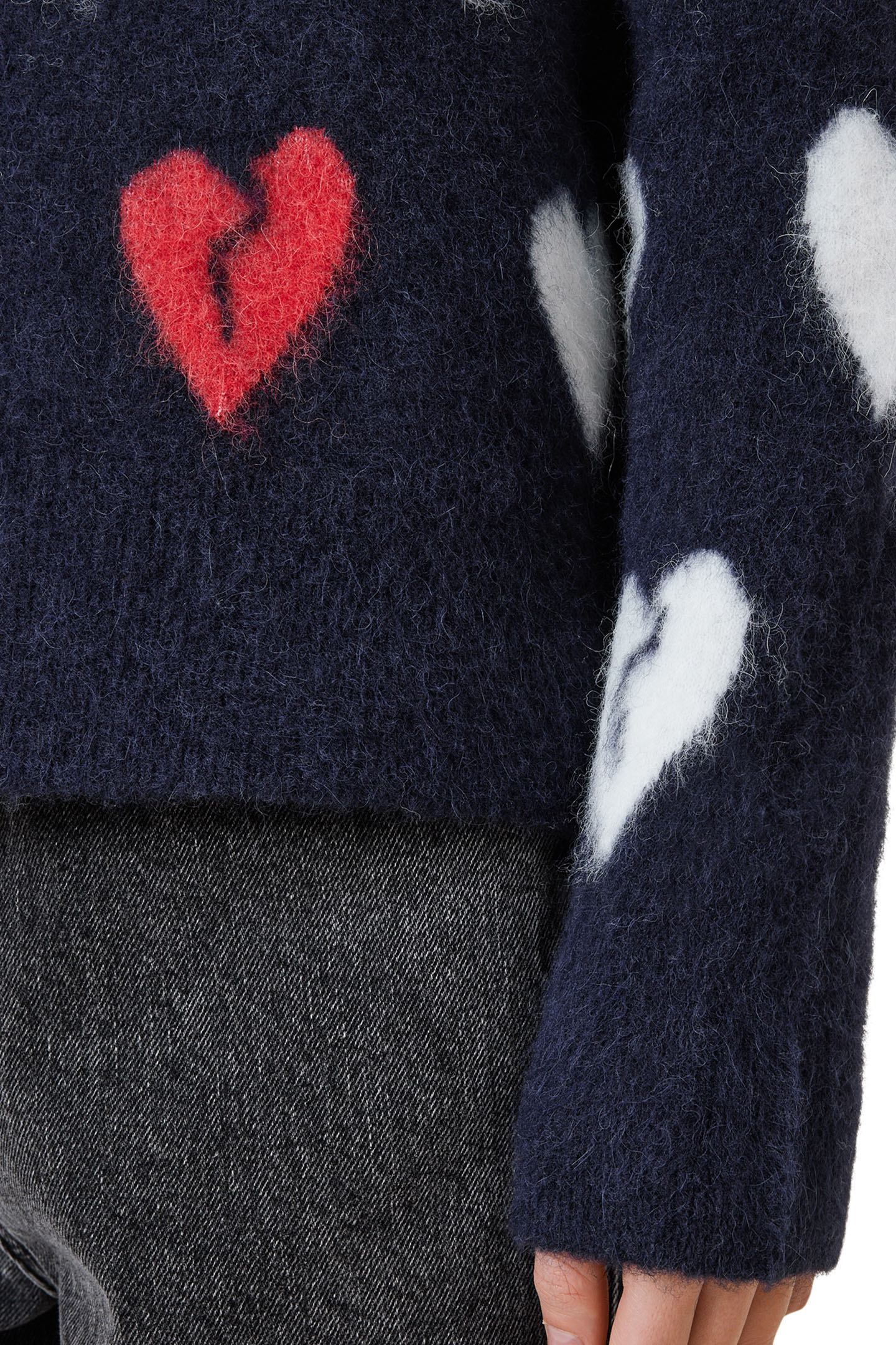 AMORA JUMPER INK BLUE/WHITE 7