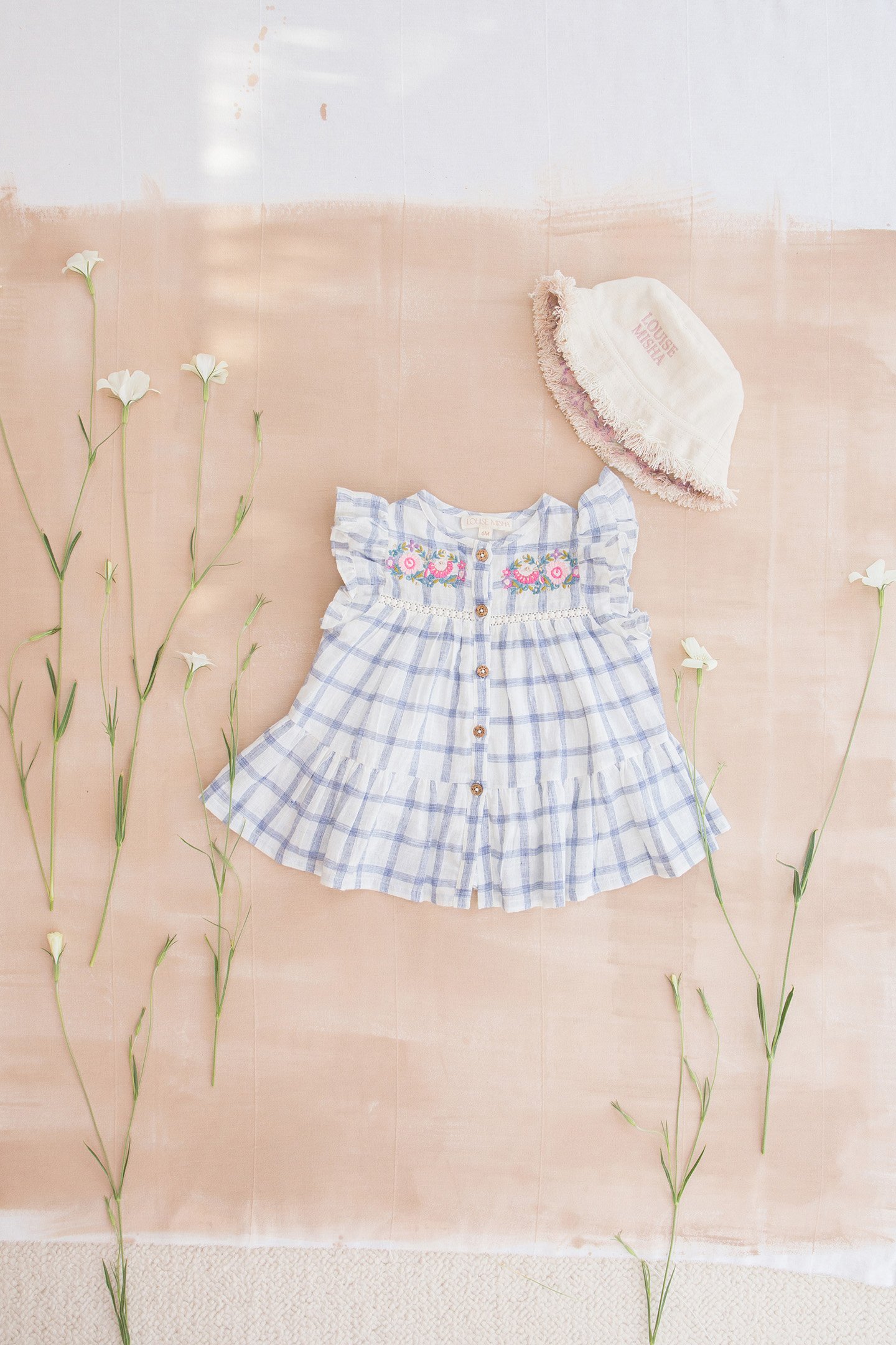 DRESS CARLINA BLUE RIVER CHECKS 10