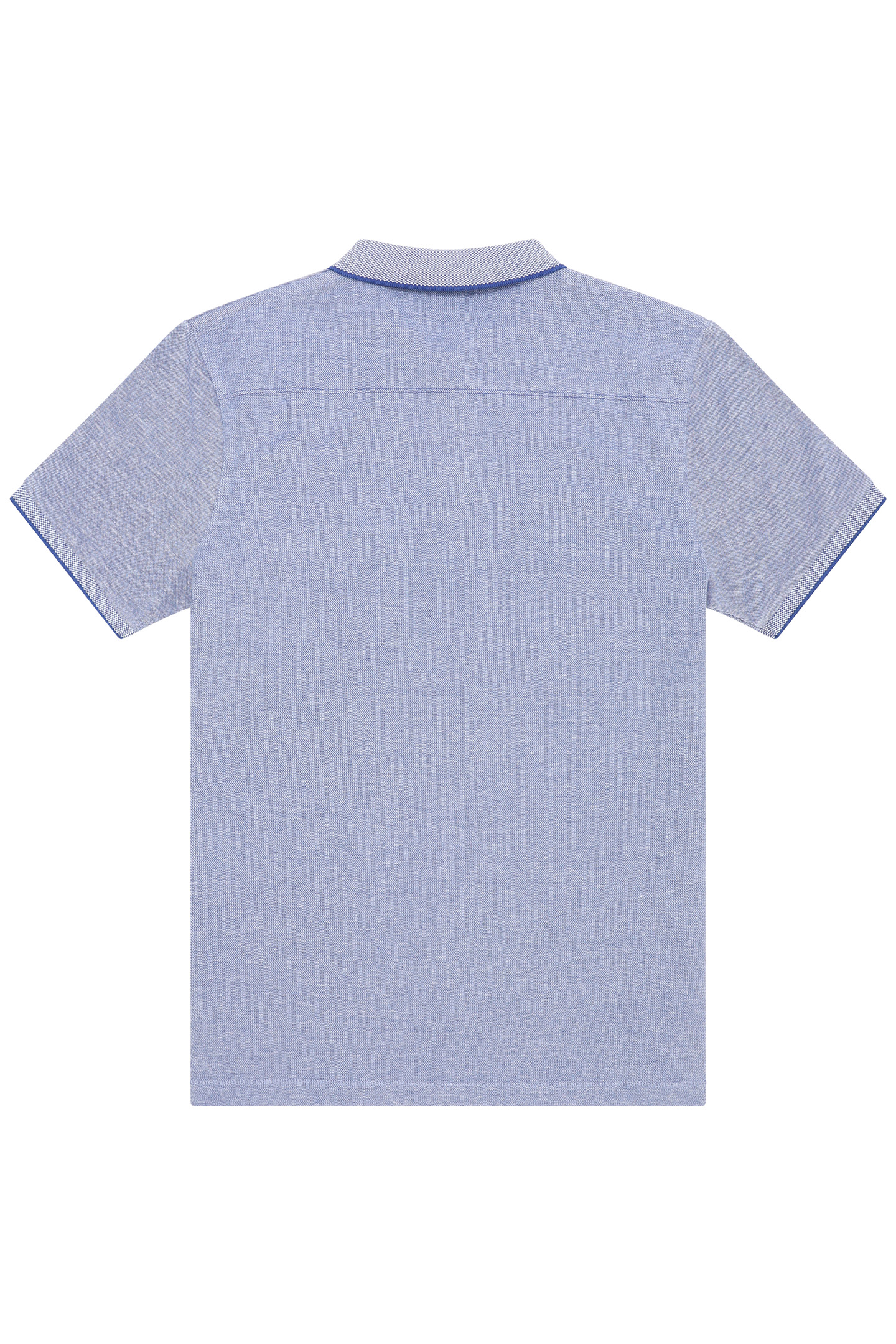 BIRDSEYE TIPPED POLO BRIGHT BLUE/BRIGHT B 2