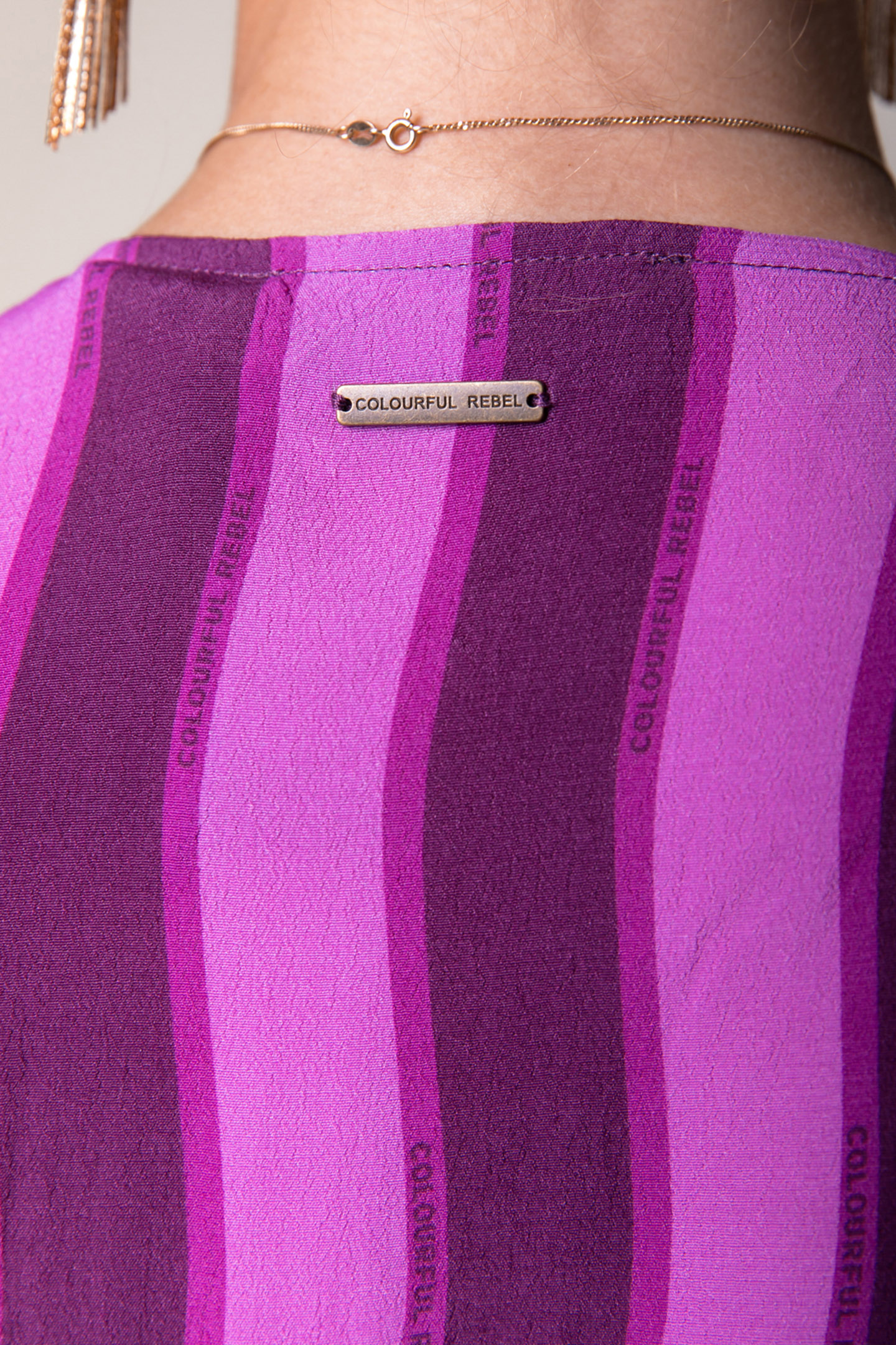 AVA STRIPES REAL WRAP MAXI DRESS SS PURPLE 5