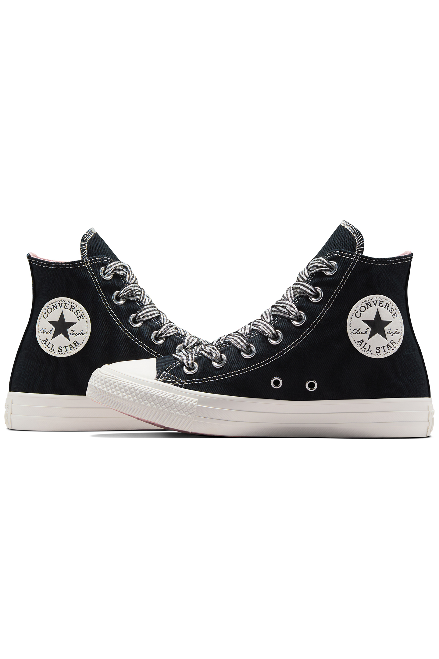 CHUCK TAYLOR ALL STAR GINGHAM BLACK/HORIZON PINK/WHITE 5