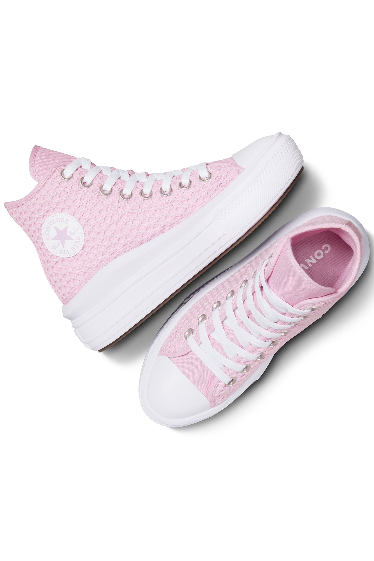 CHUCK TAYLOR ALL STAR MOVE CROCHET PLATFORM STARDUST LILAC/S 2