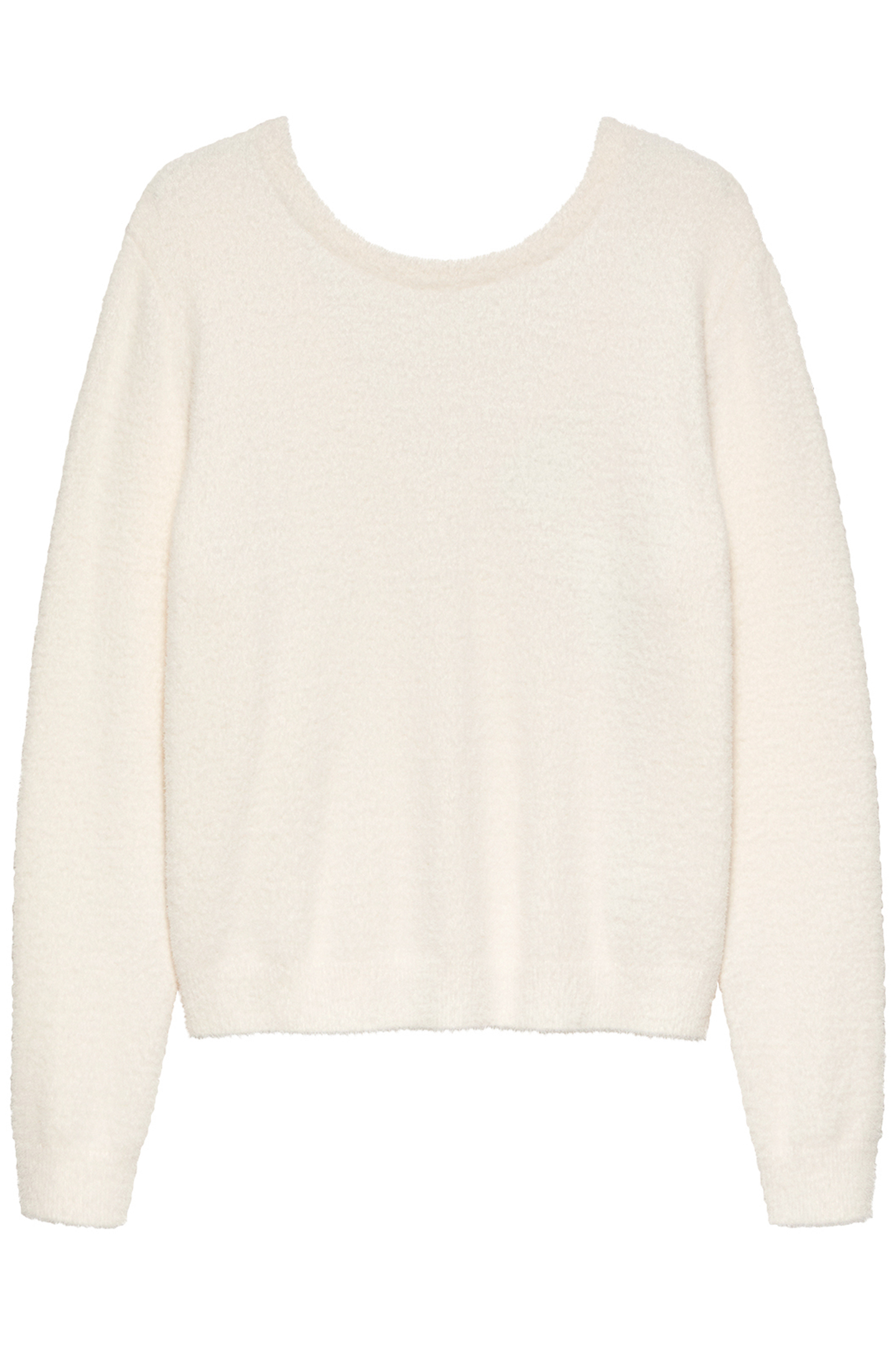 SOFT KNIT WITH VNECK EGRET 4