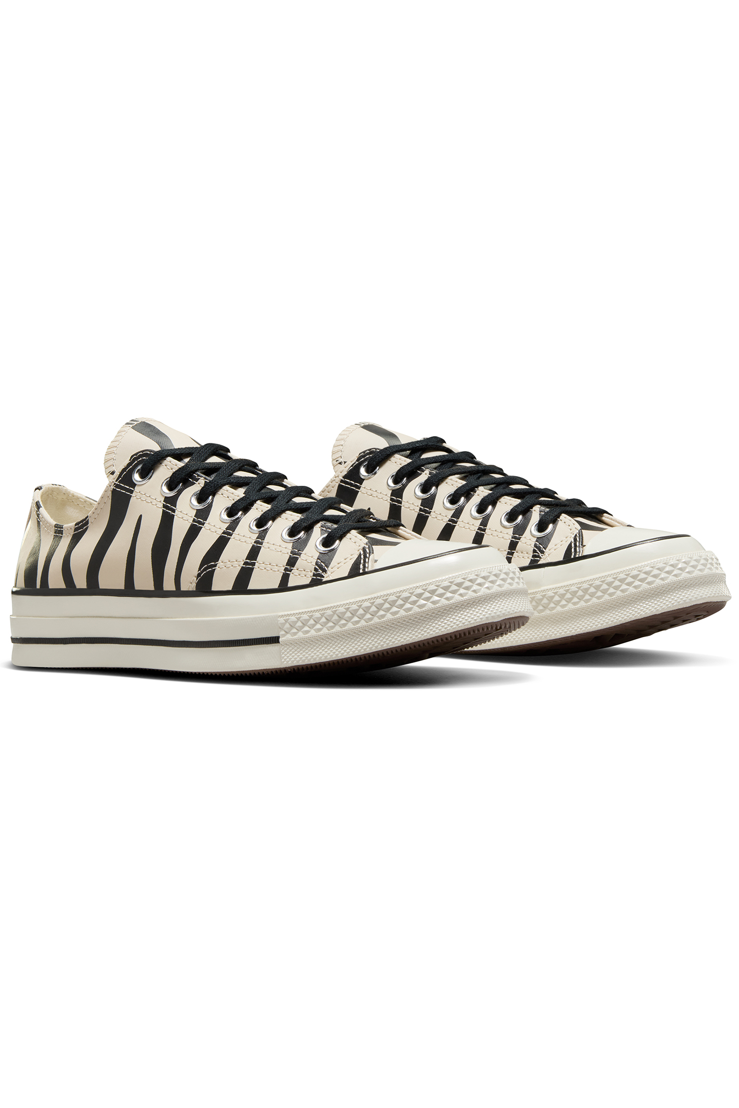 CHUCK 70 GLOW-IN-THE-DARK ZEBRA PRINT LIGHT DUNE/BLACK/EGRET 2