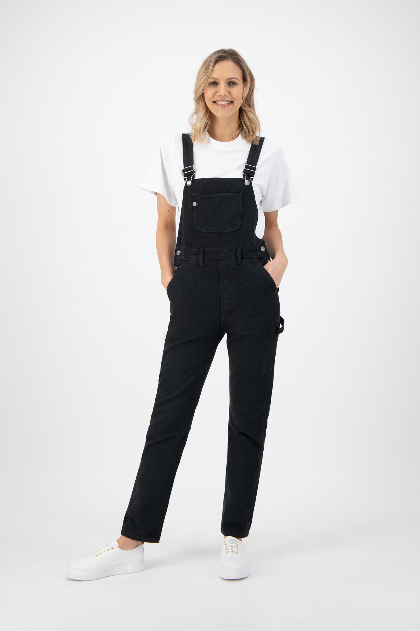 JENN DUNGAREE - DIP BLACK 1