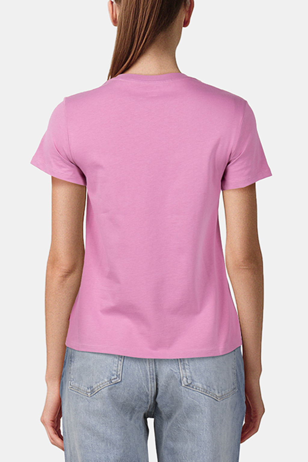 THE PERFECT TEE STRIPE LOGO MAUBE ORCHID 2