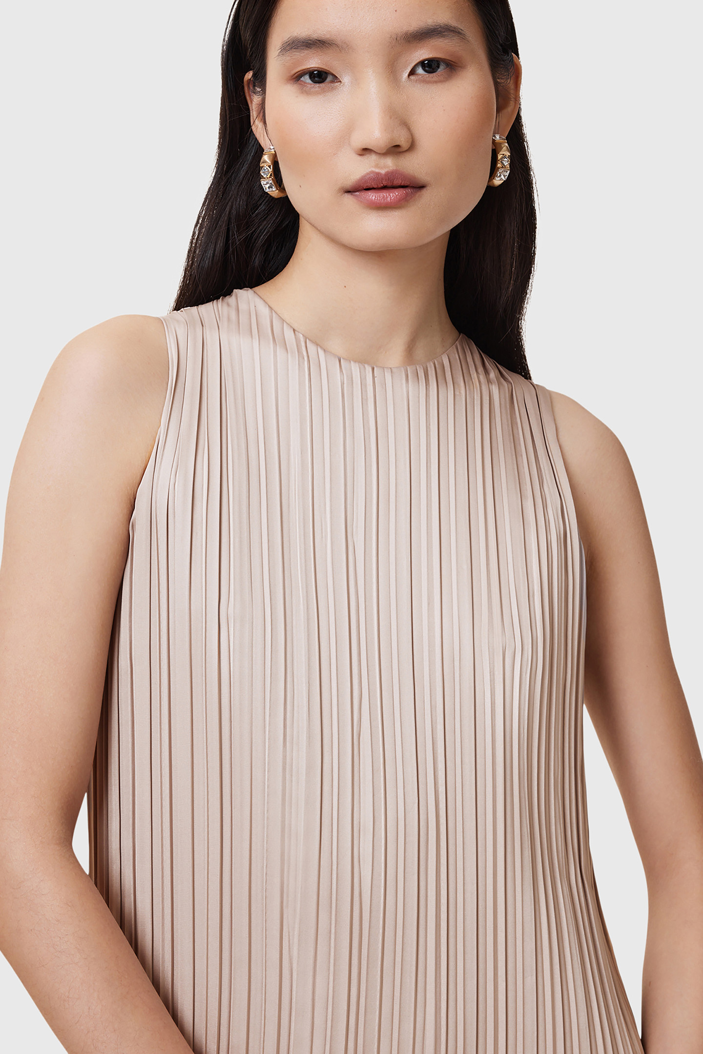 VITTORIA DRESS FAWN BROWN 9