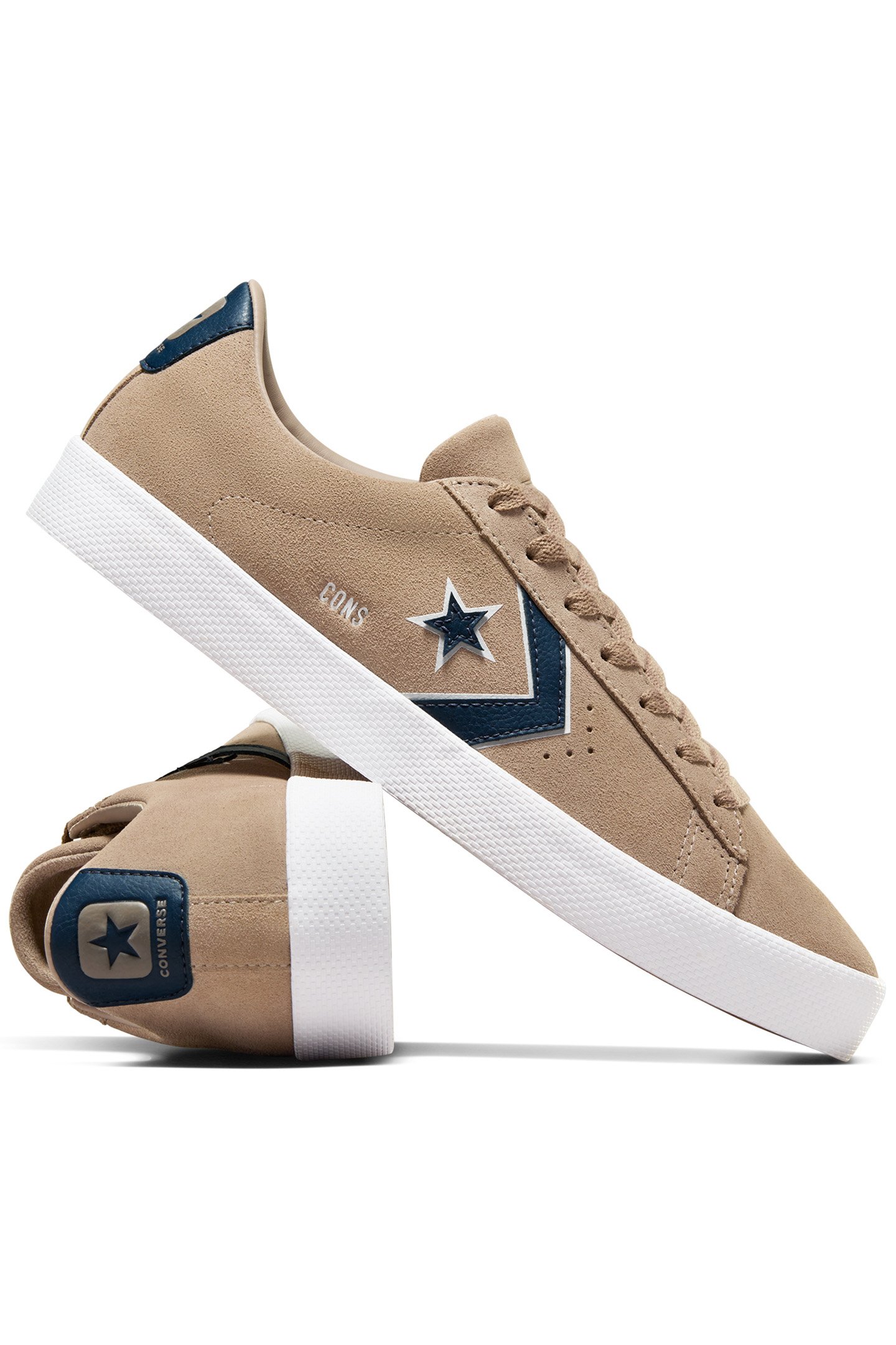 CONS PL VULC PRO CLASSIC SUEDE VINTAGE CARGO/WHITE/NAVY 3