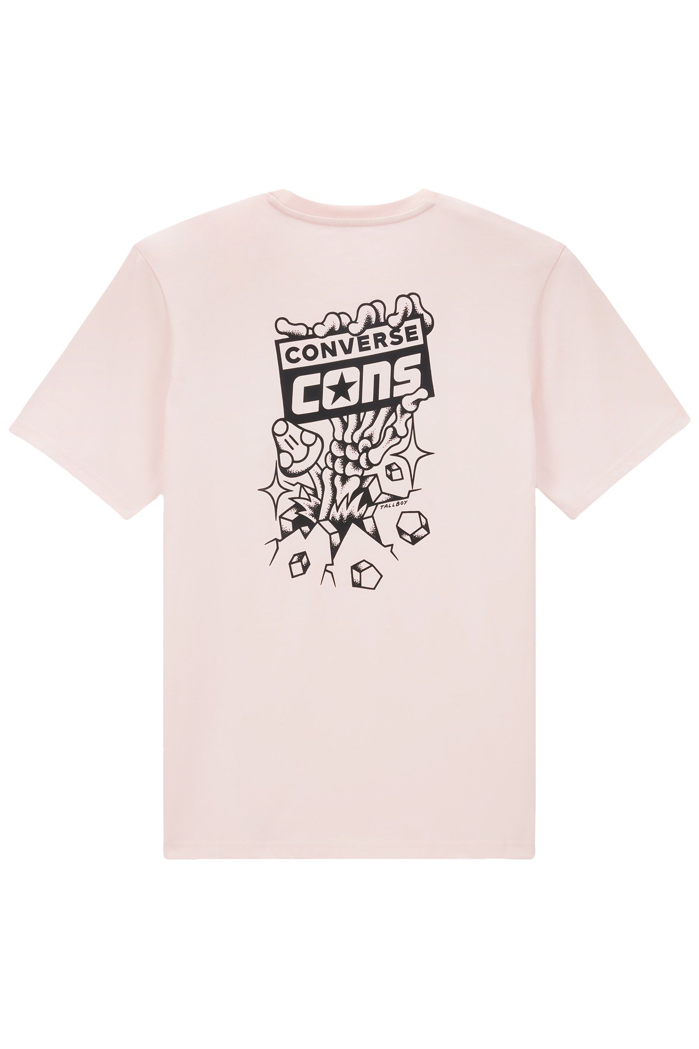 CONS SKELETON GRIP T-SHIRT BLUSH HUSH 2