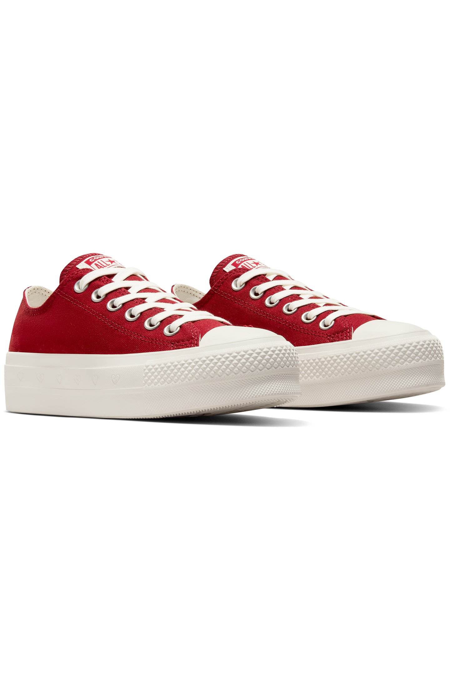 CHUCK TAYLOR ALL STAR LIFT PLATFORM HEARTS PARK RED/VINTAGE  2