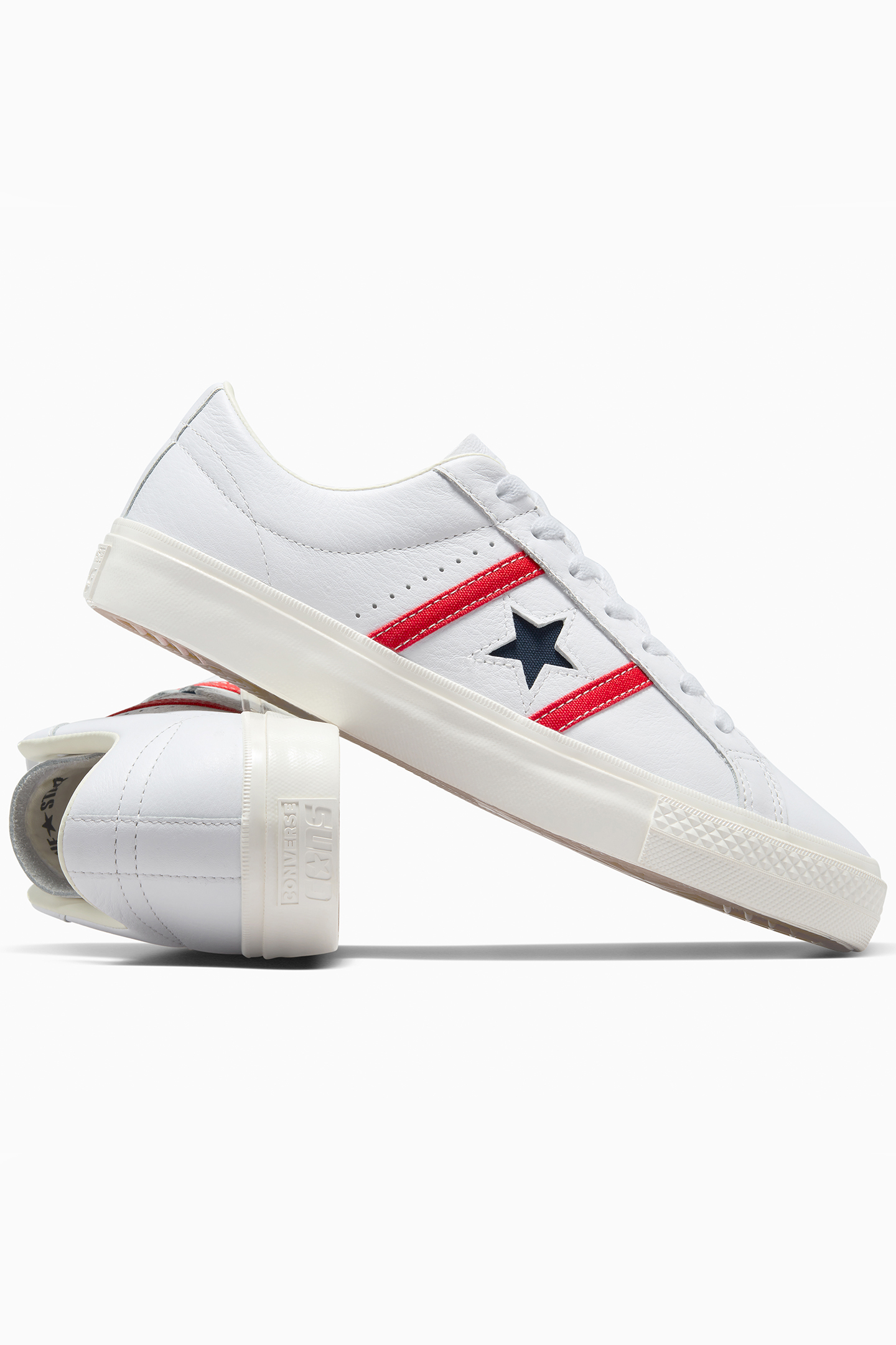 CONS ONE STAR ACADEMY PRO LEATHER WHITE/RED/BLUE 5