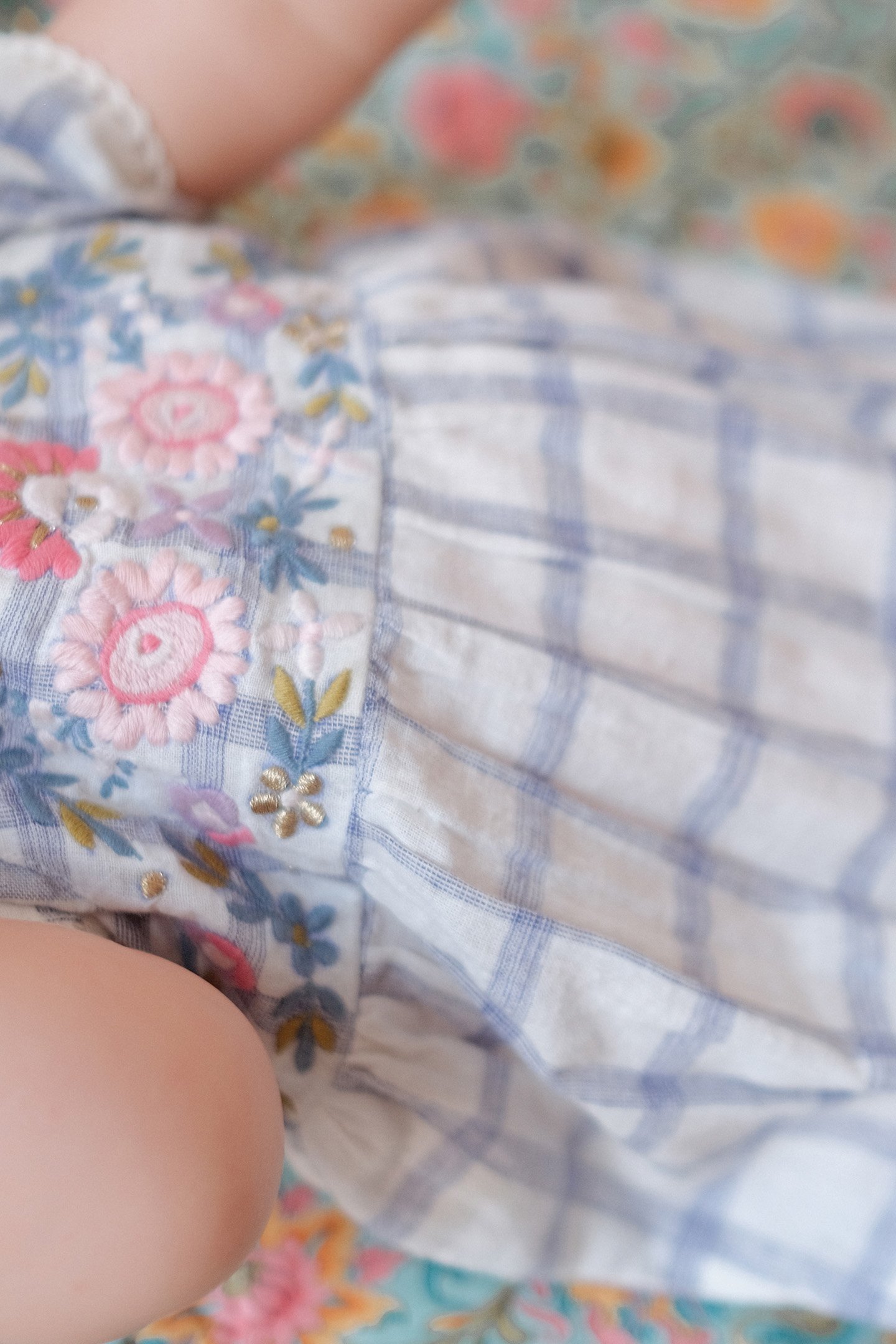 OVERALLS IRINA BLUE RIVER CHECKS 10