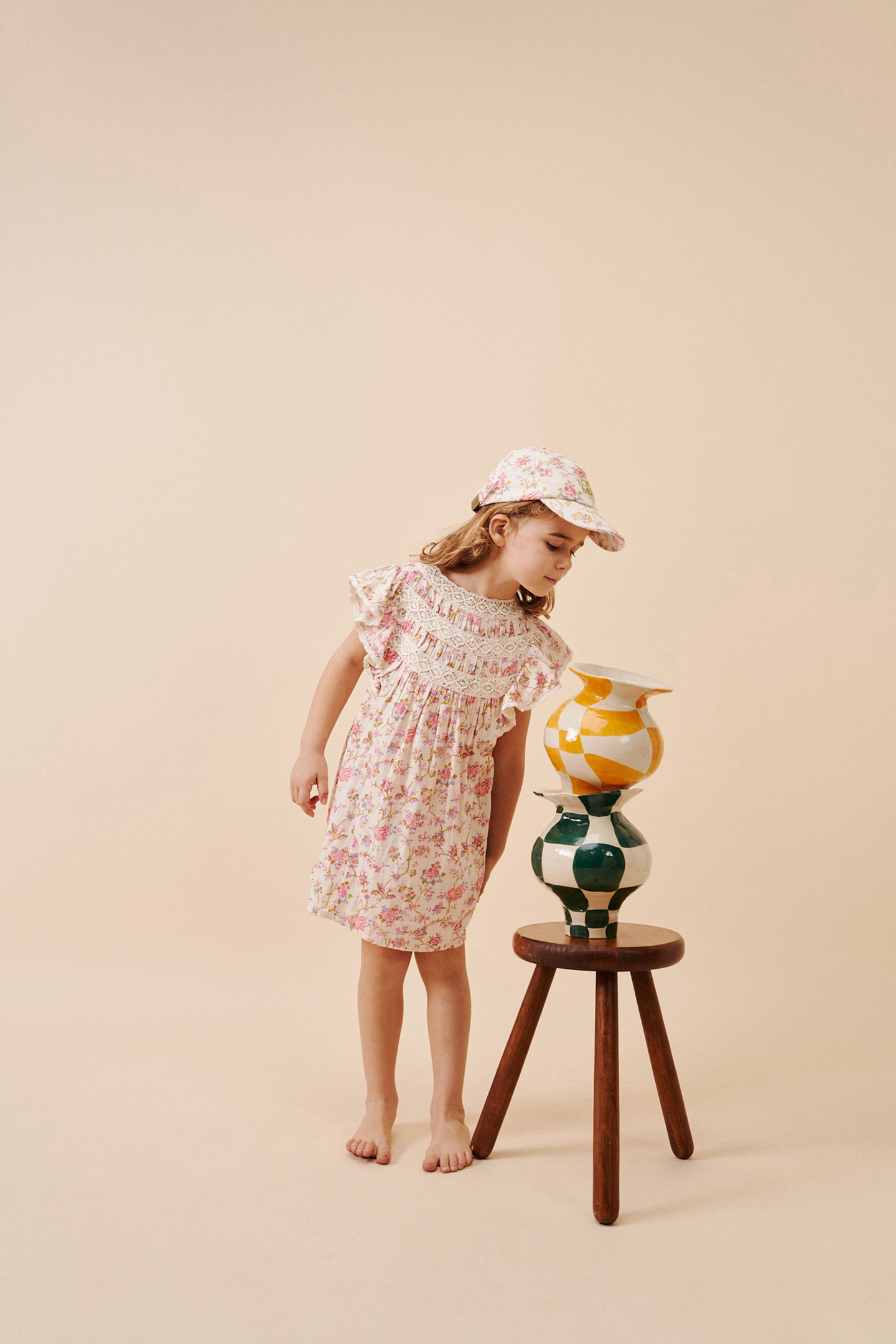 DRESS PSONIA CREAM BUCOLIA FIELDS 3