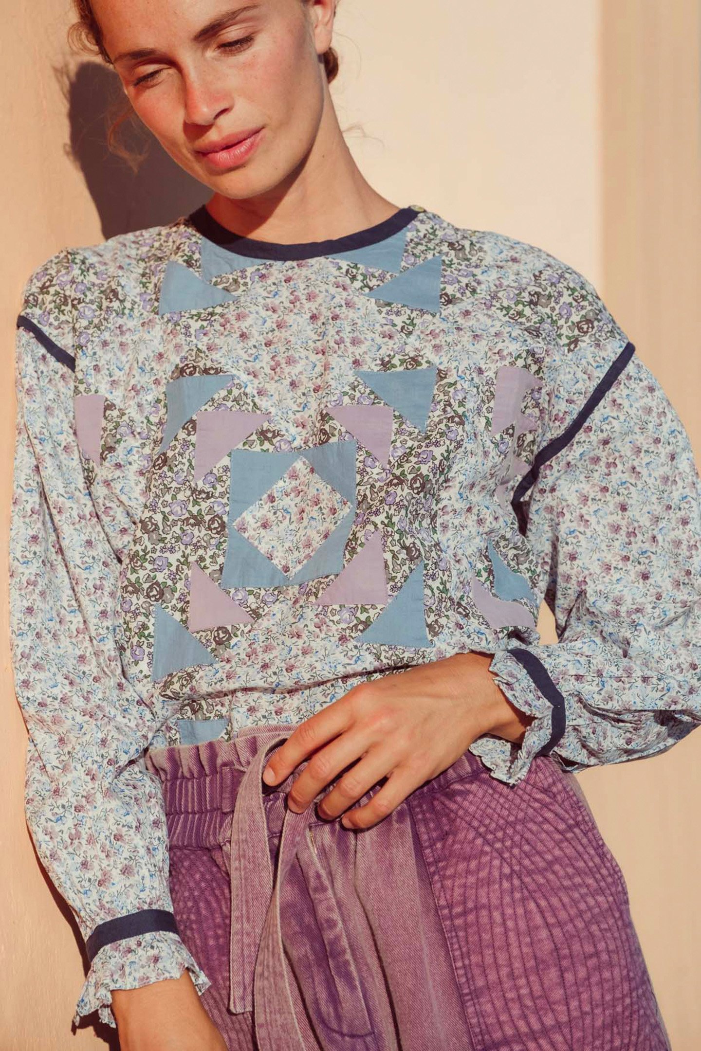 BLOUSE CRISTALINA MULTICOLOR PATCHWORK 9