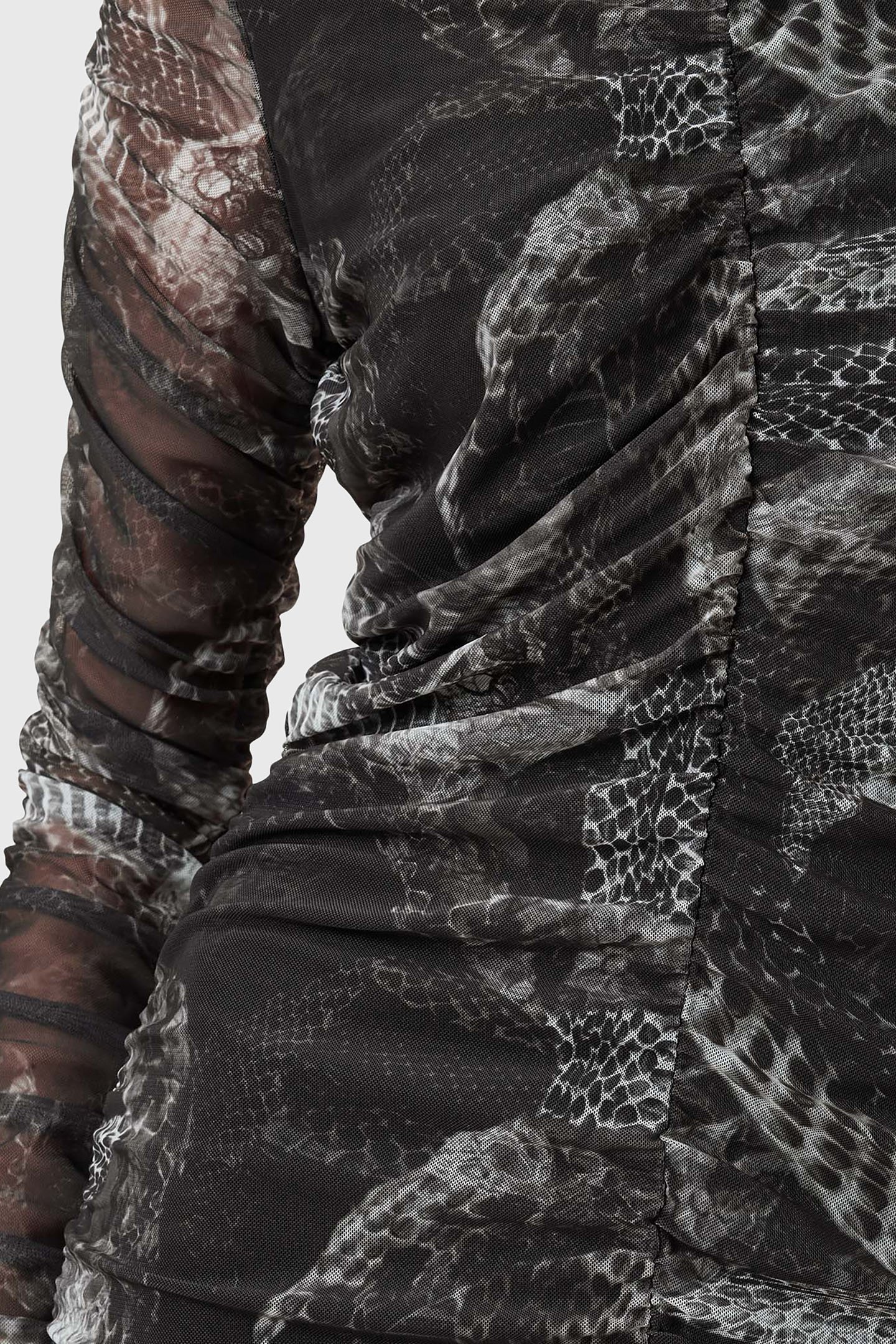 KEIKO MESH DRESS EVOLVE SLATE GREY 7