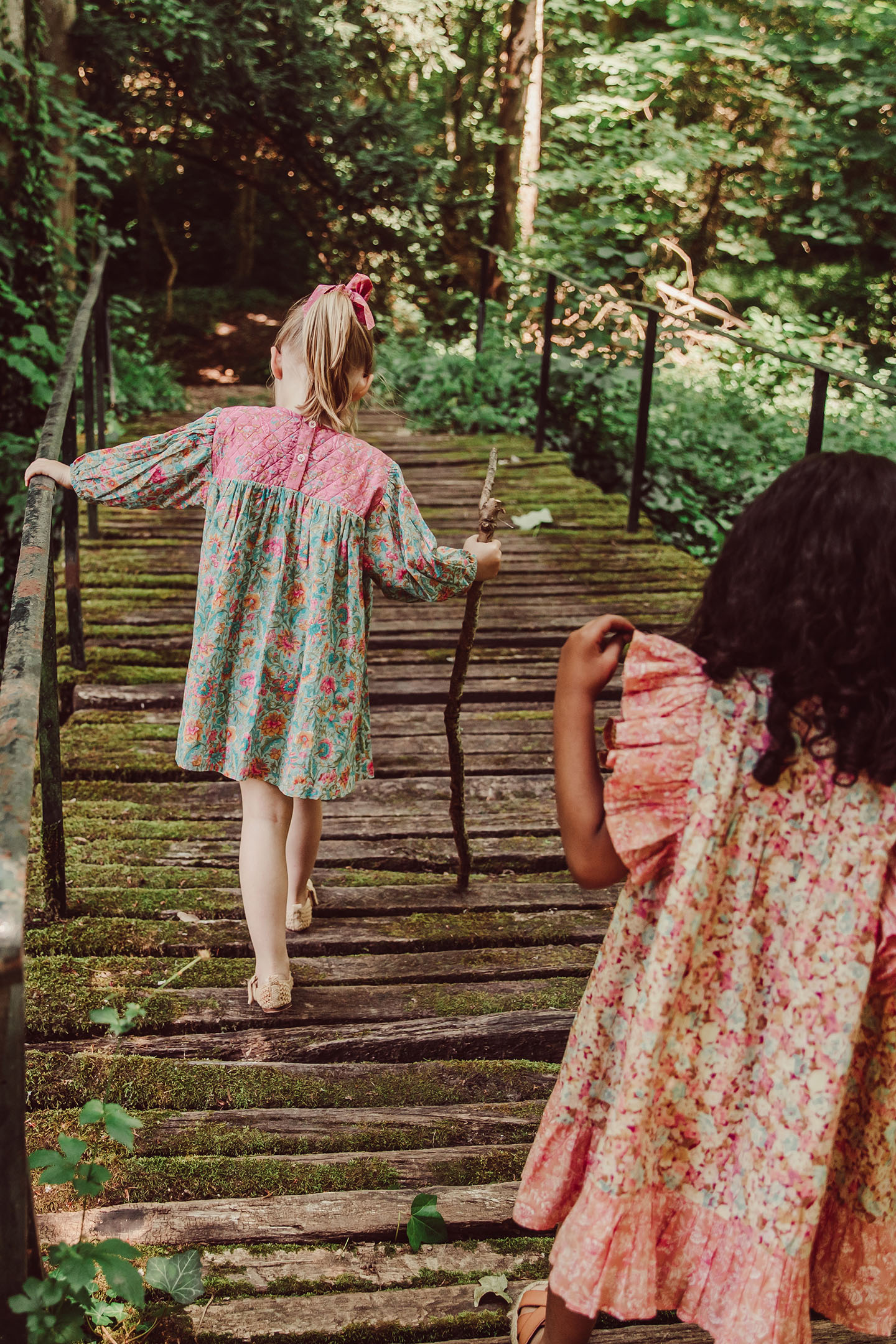 DRESS EUGENIE WATER R FLOWER-PINK 5