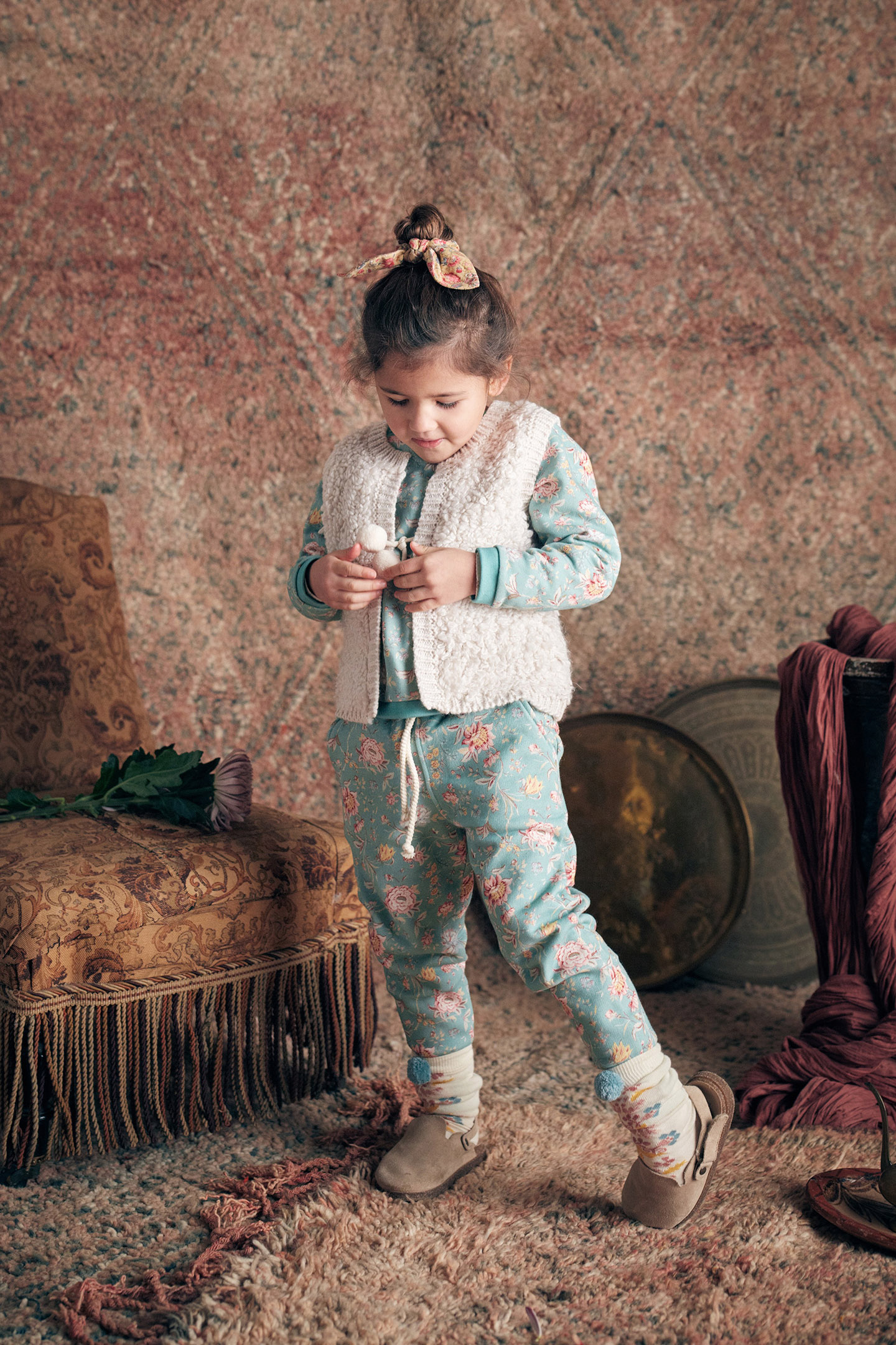 SWEATSHIRT KYRA BLUE ROSA DAMASCENA 5