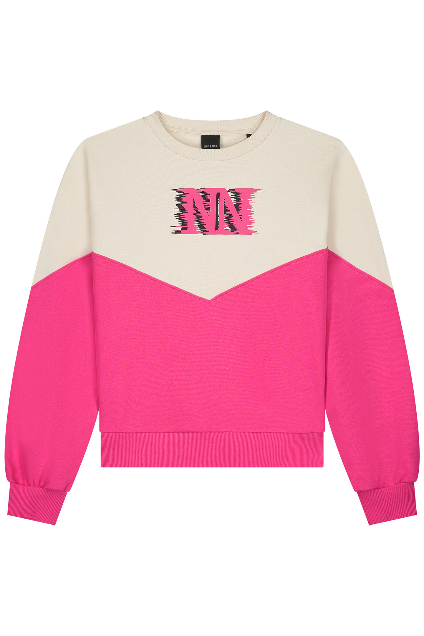 TWO TONE SWEATSHIRT FUCHSIA POP 2