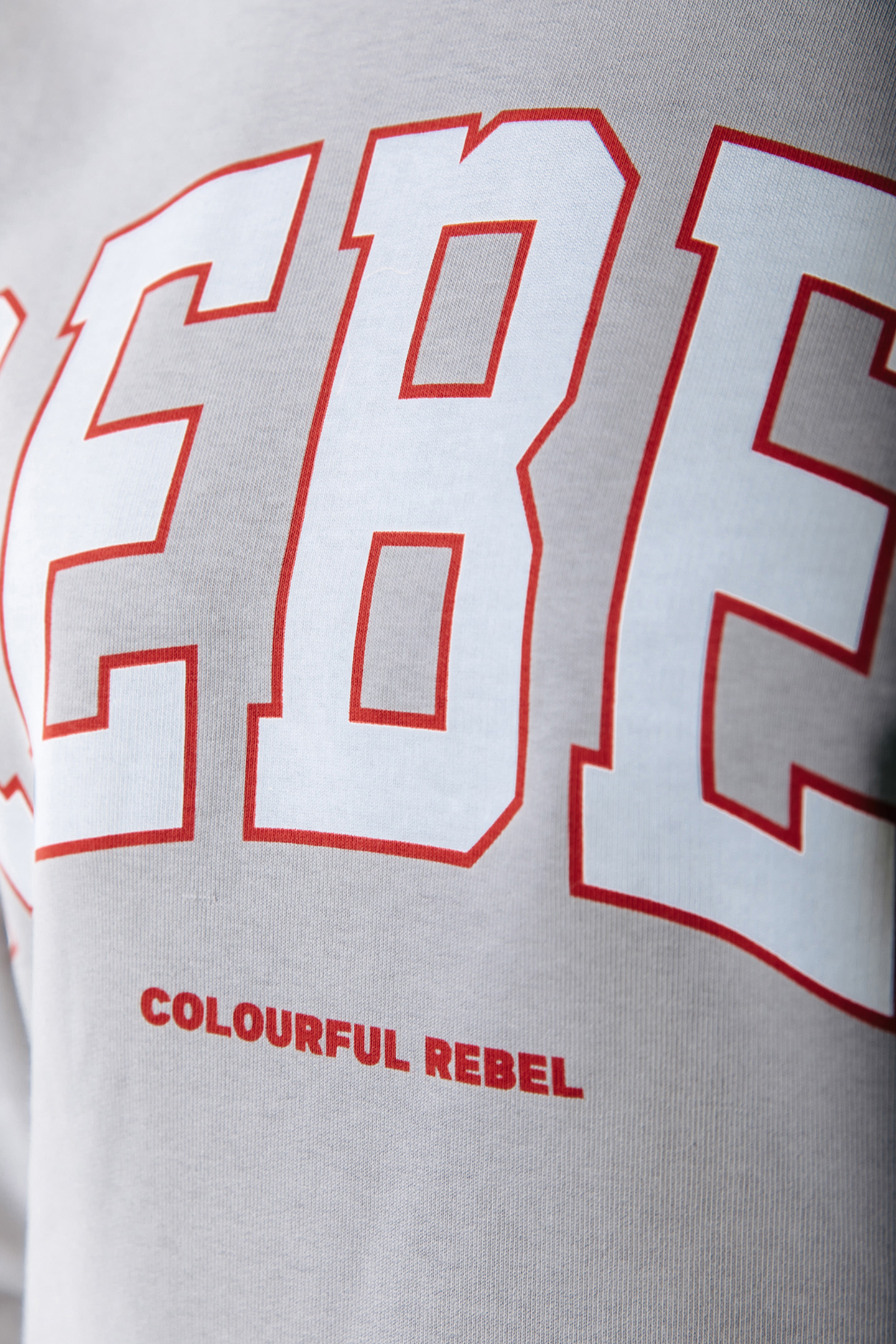 REBEL DROPPED SHOULDER SWEAT LIGHT GREY 3