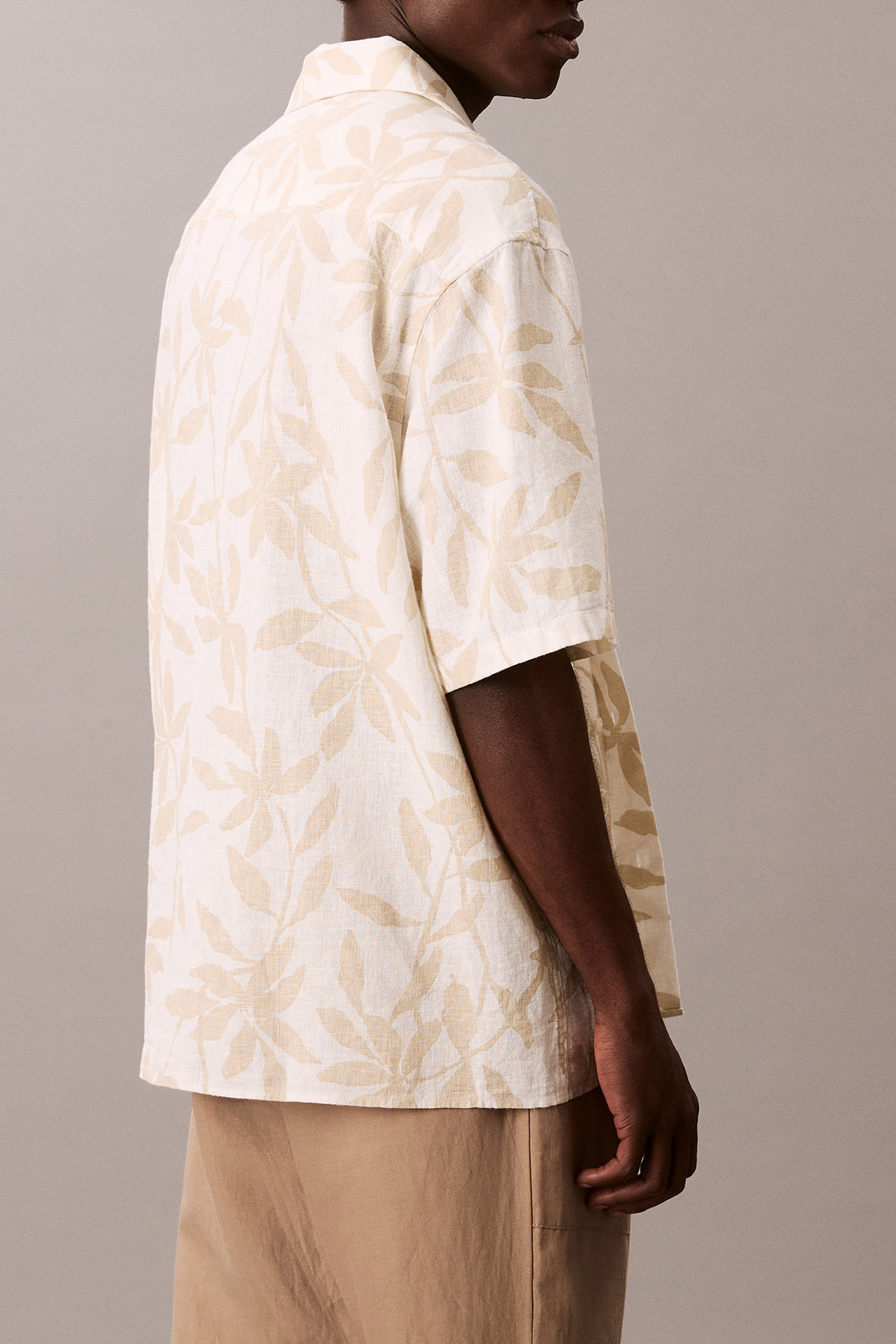 SS CAMP COLLAR AOP SHIRT PISTACHIO SHELL 2