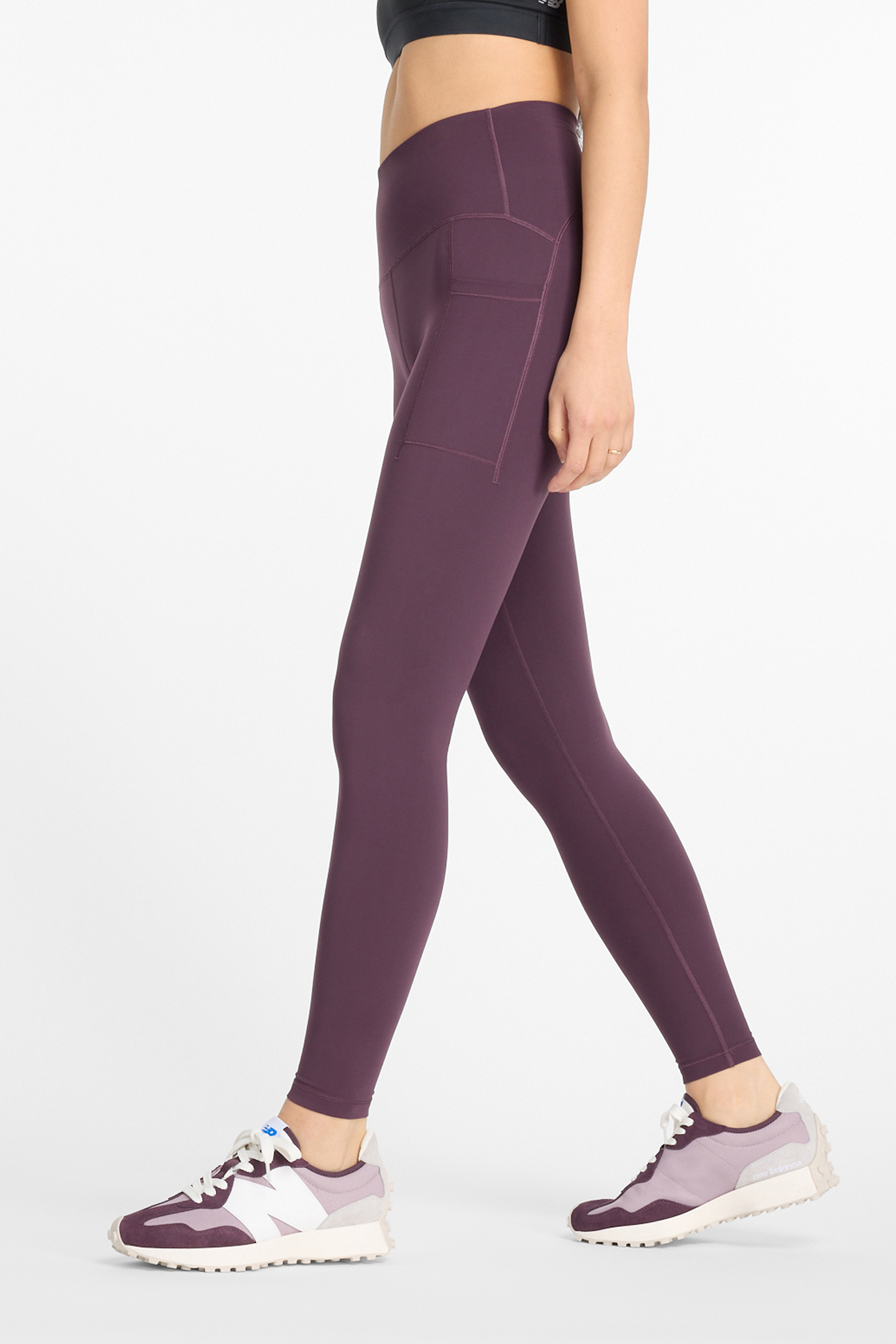 SLEEK POCKET HIGH RISE LEGGING IN PLUM 4