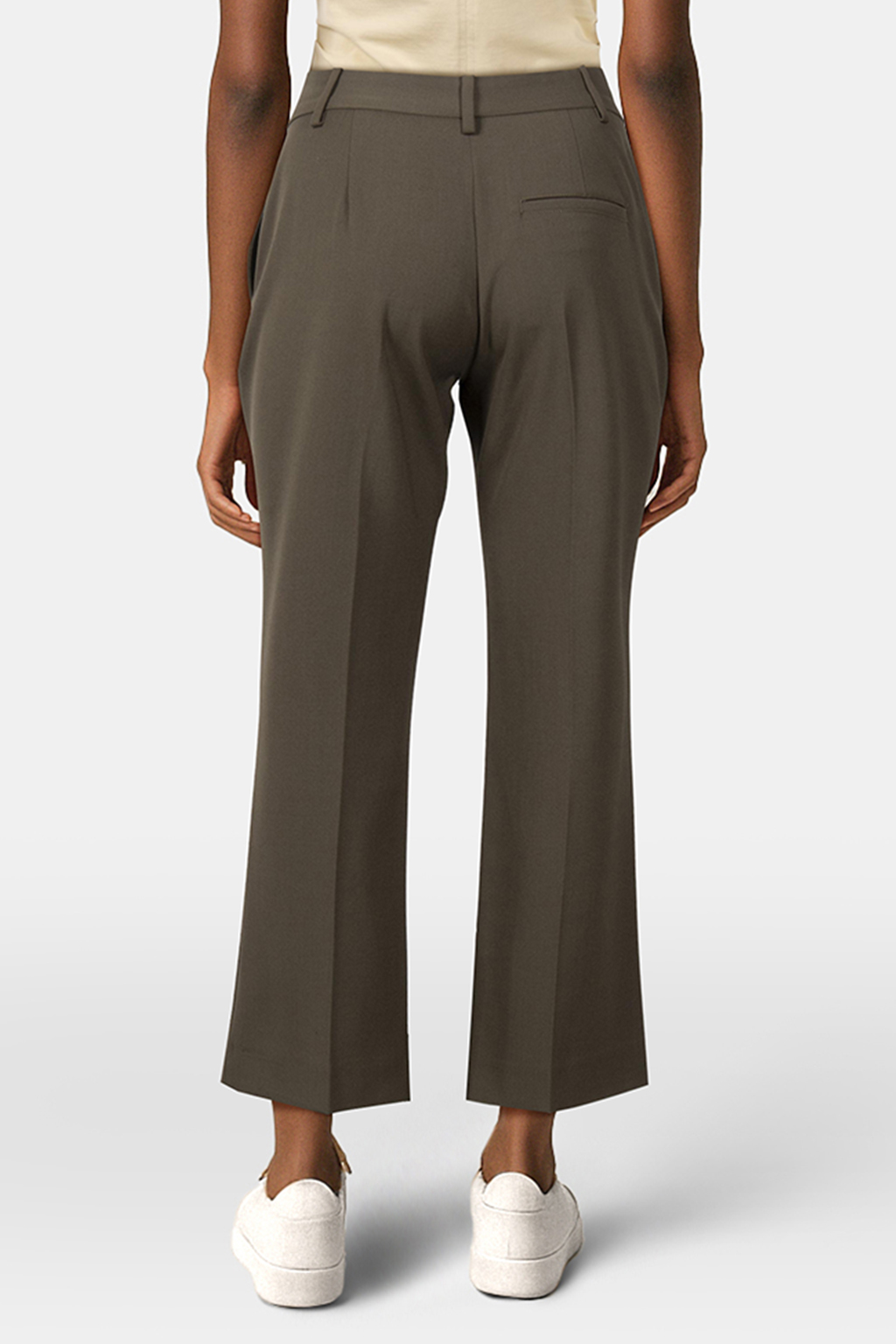 WHARTON CROPPED PANTS ARMY GREEN 2